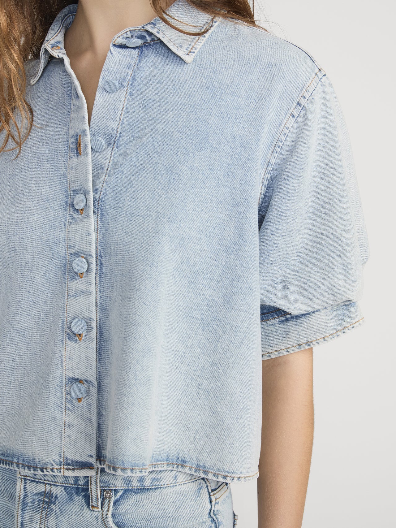 The Billow Sleeve Shirt - Puffin