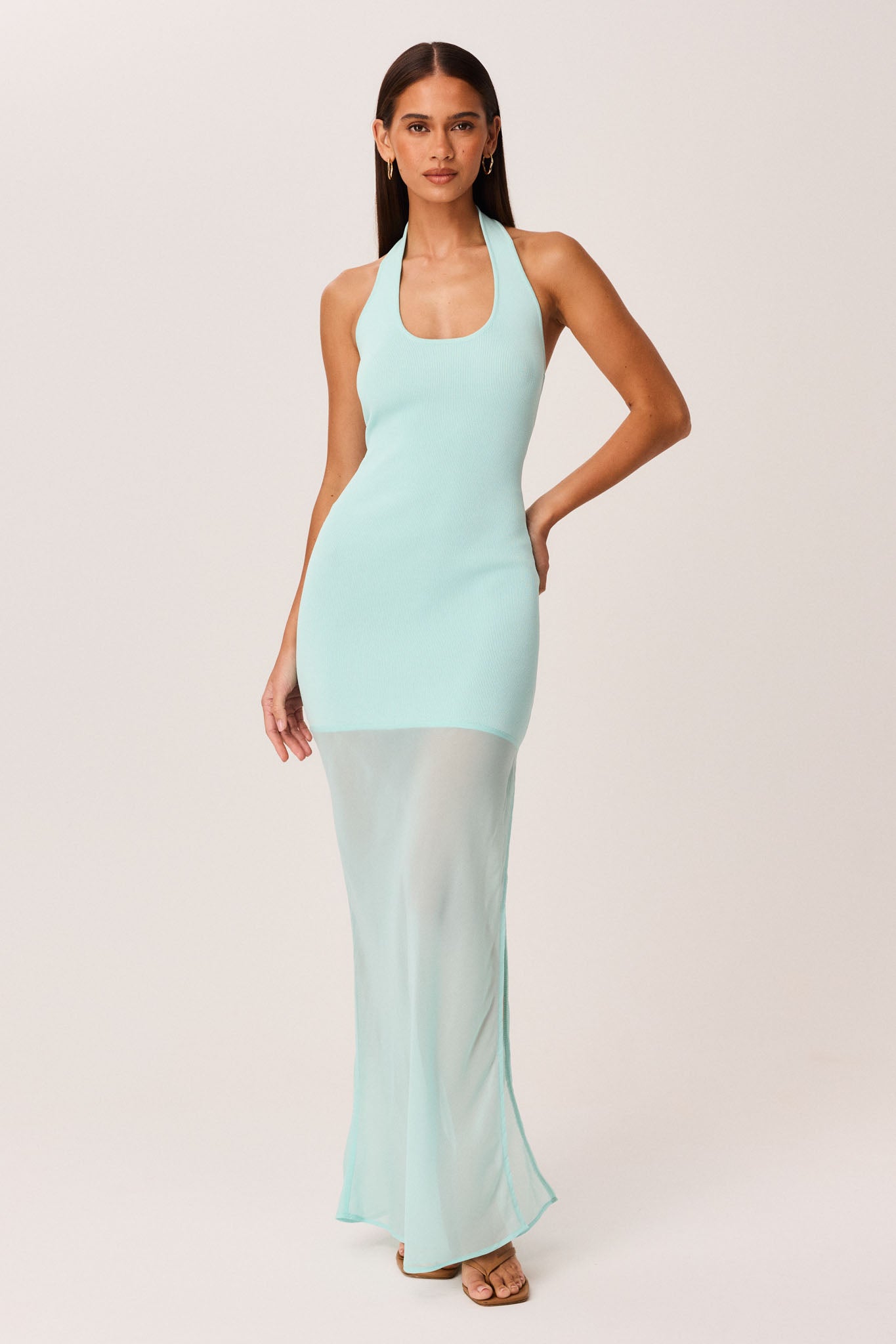Sommer Maxi Dress – Aqua
