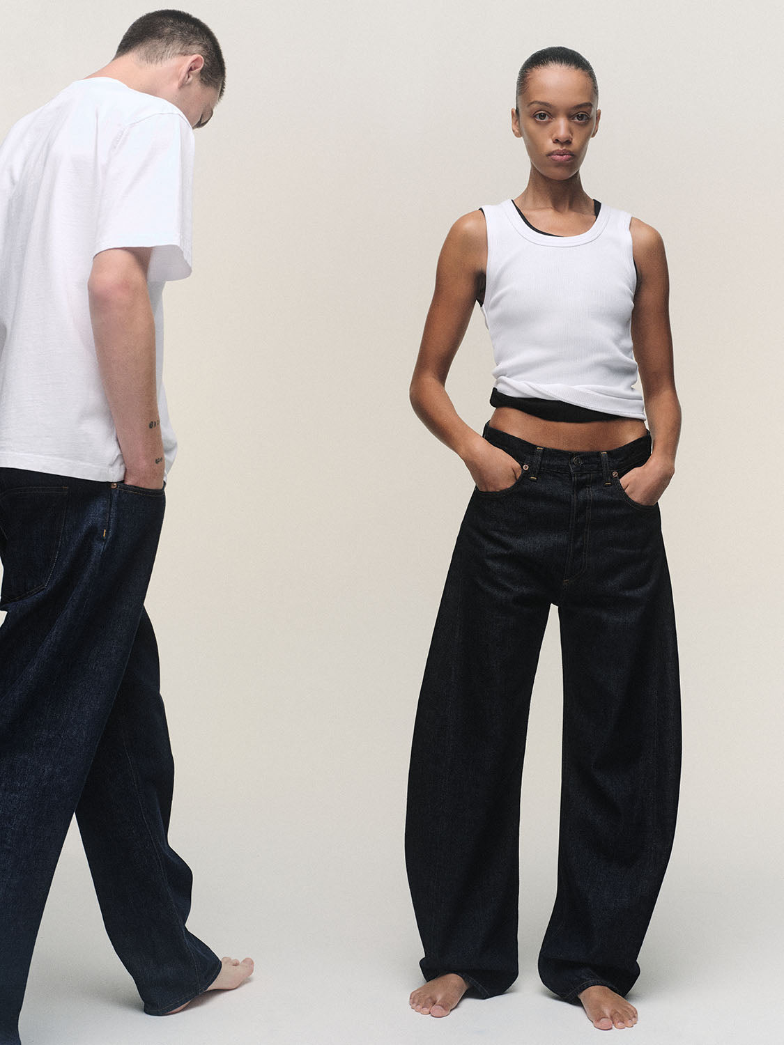 Luna Pieced Jean - Rinse