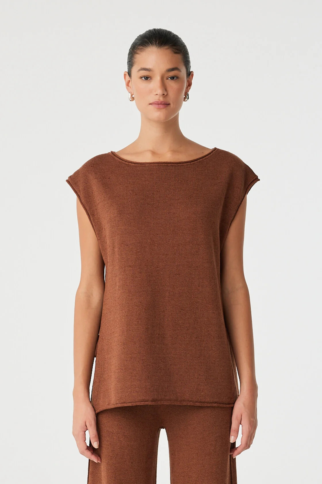 Poppy Tie Side Top - Clay