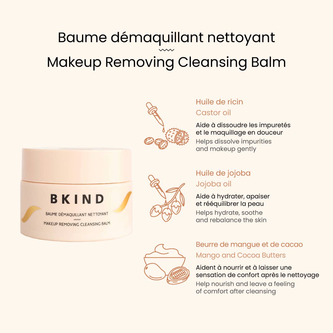 100ml jar of Makeup Removing Cleansing Balm with integrated spatula