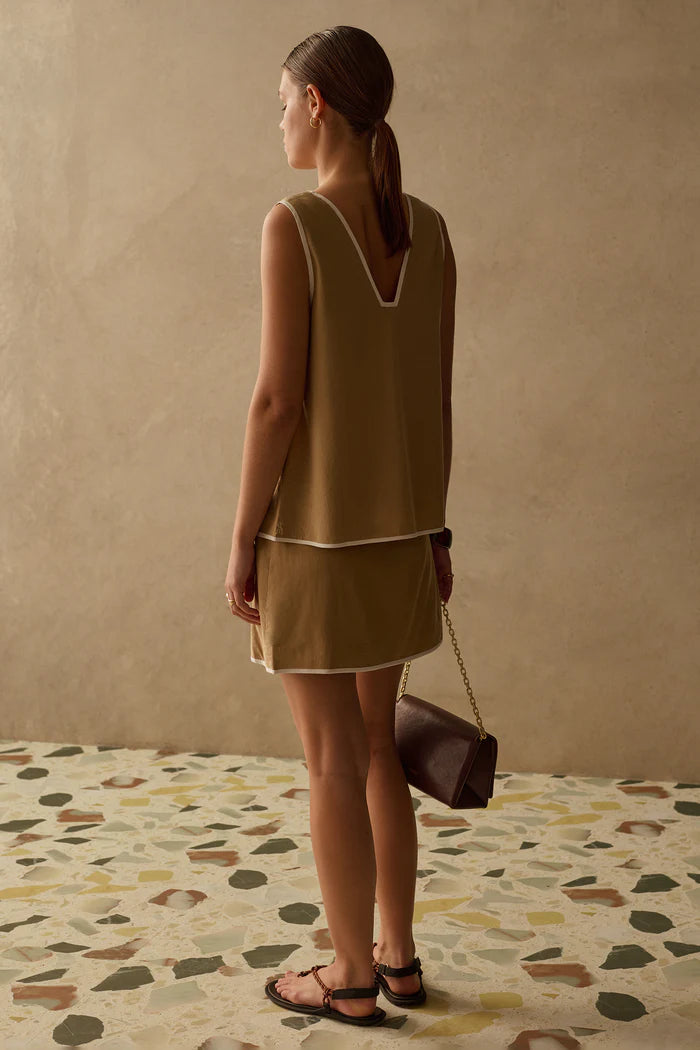 The Winona Top - Tan