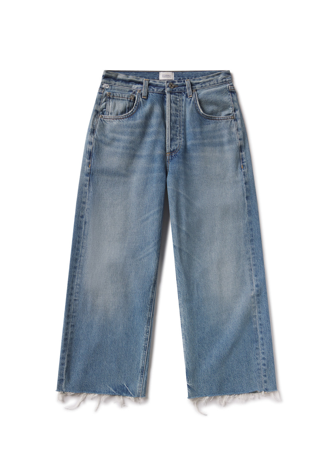 Ayla Raw Hem Crop - Telegraph