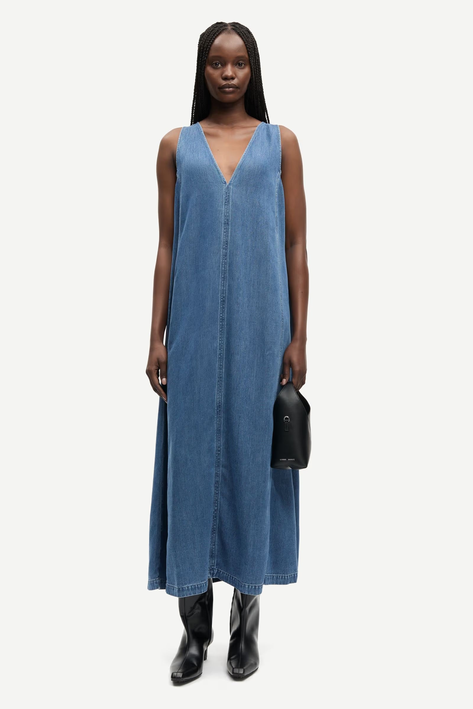 Saskylar Dress - Denim