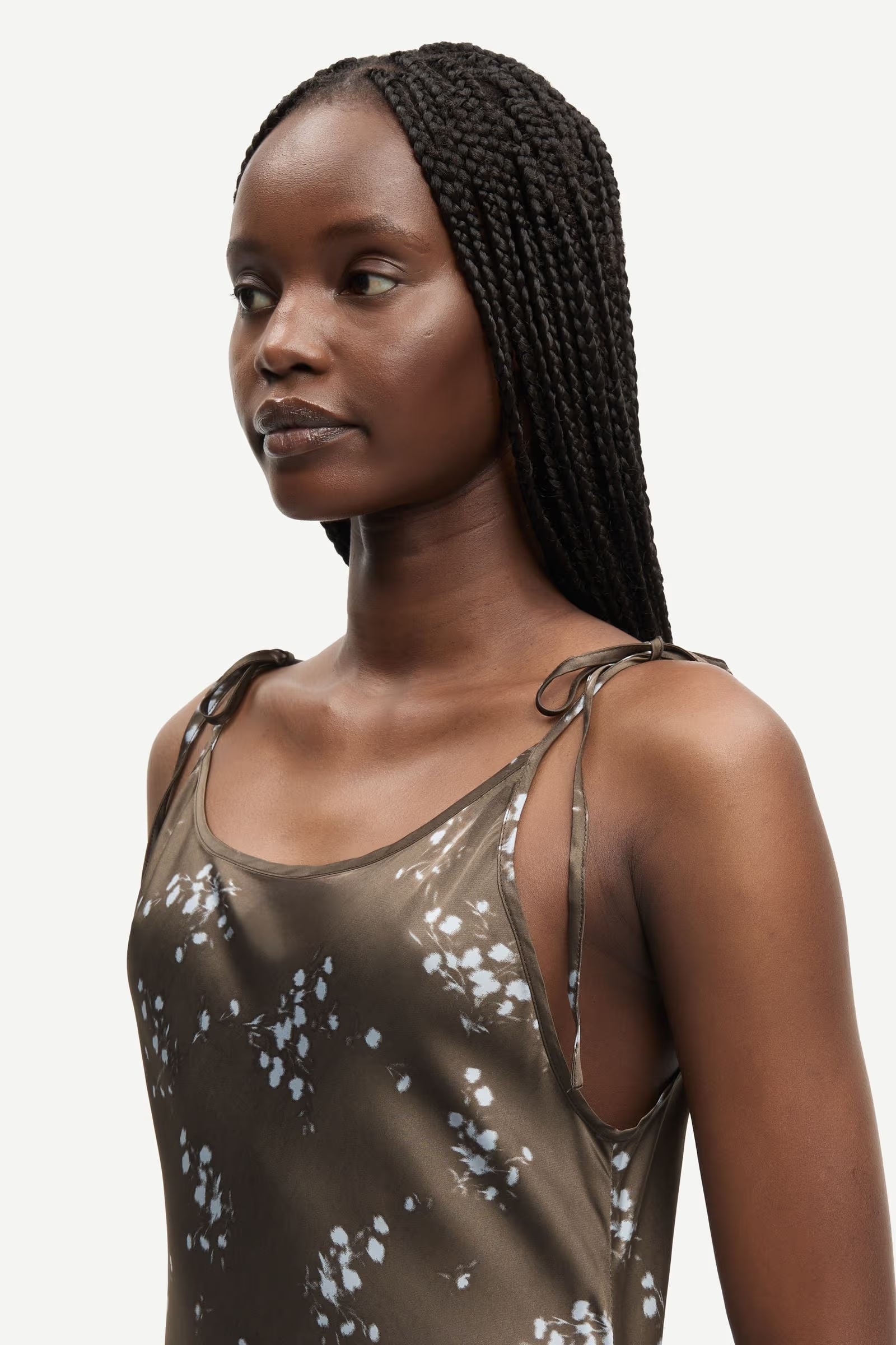 Sasinga Dress - Blooming Brown