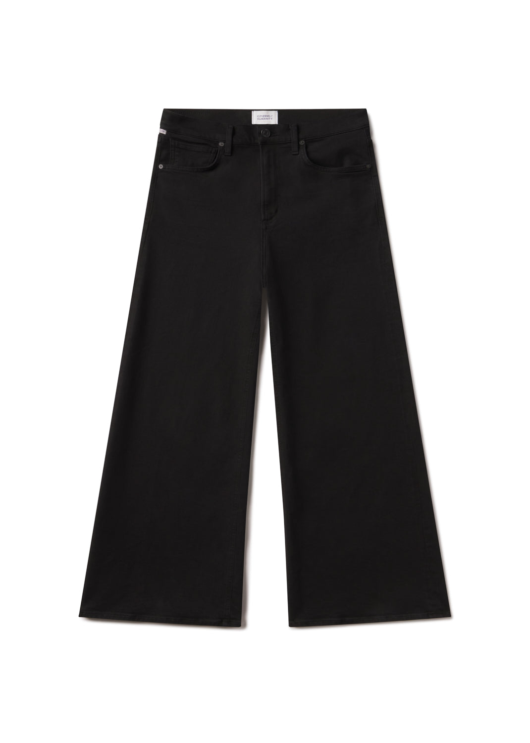 Lyra Long Wide Leg - Plush Black