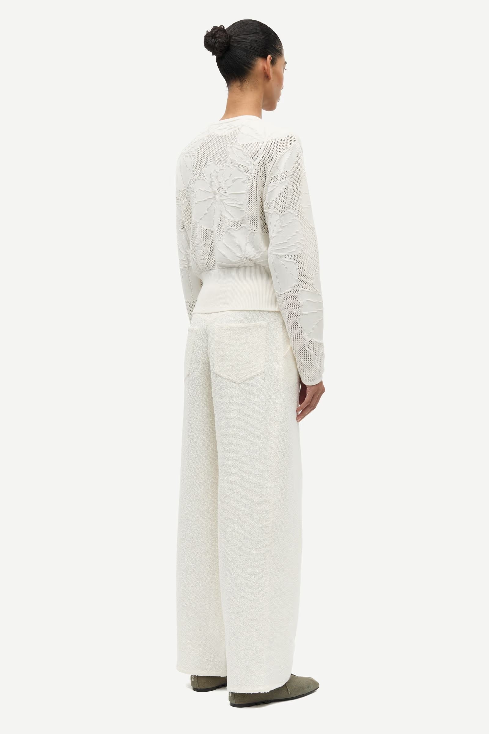 Sapoppie Cardigan - Clear Cream