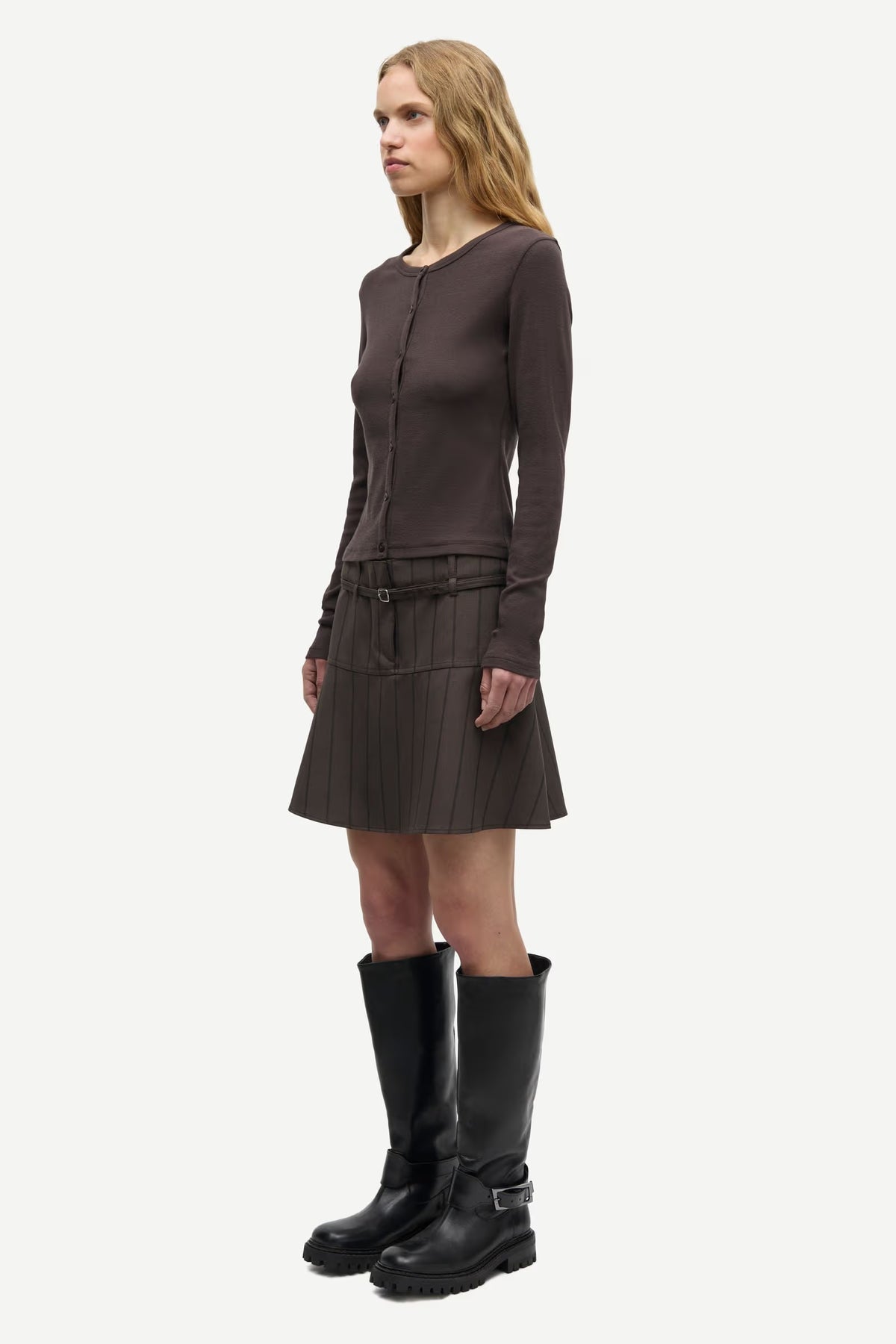 Saalexo Cardigan - Mulch