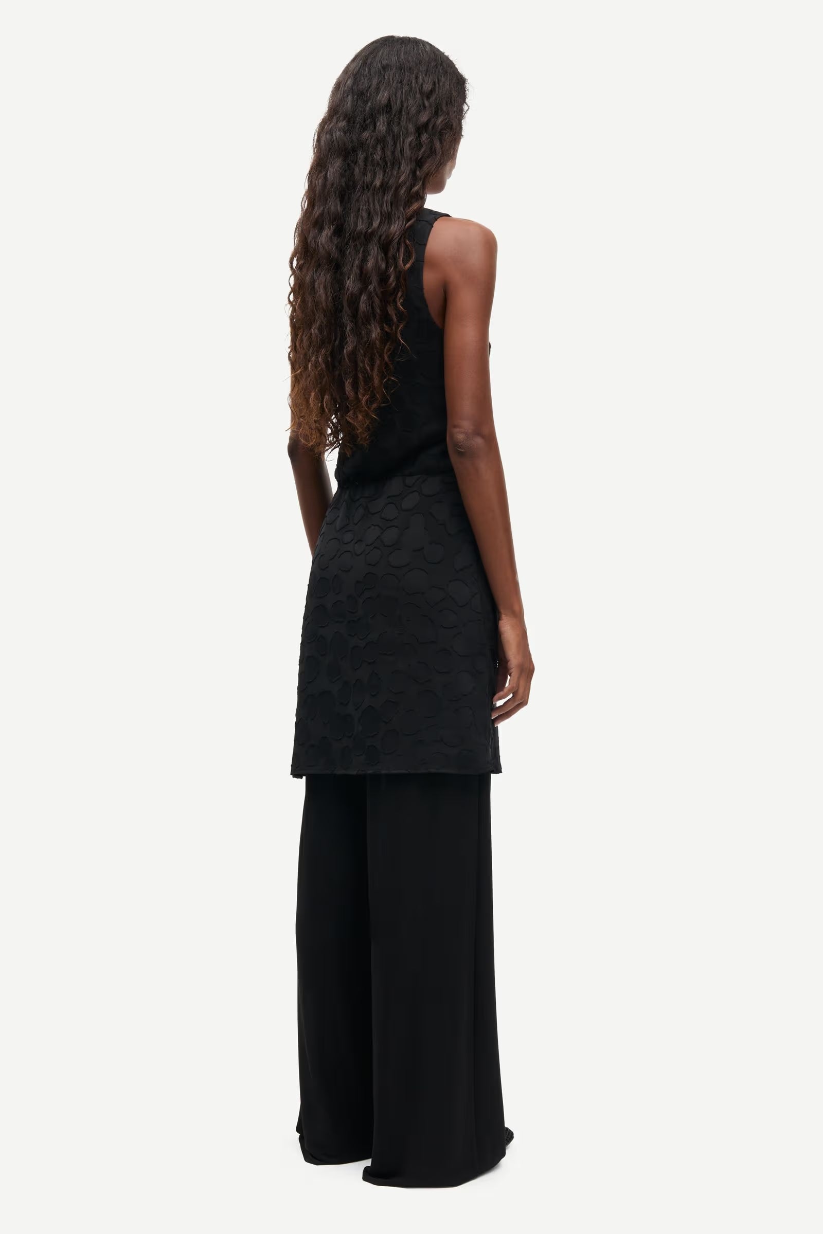 Satina Short Dress - Black