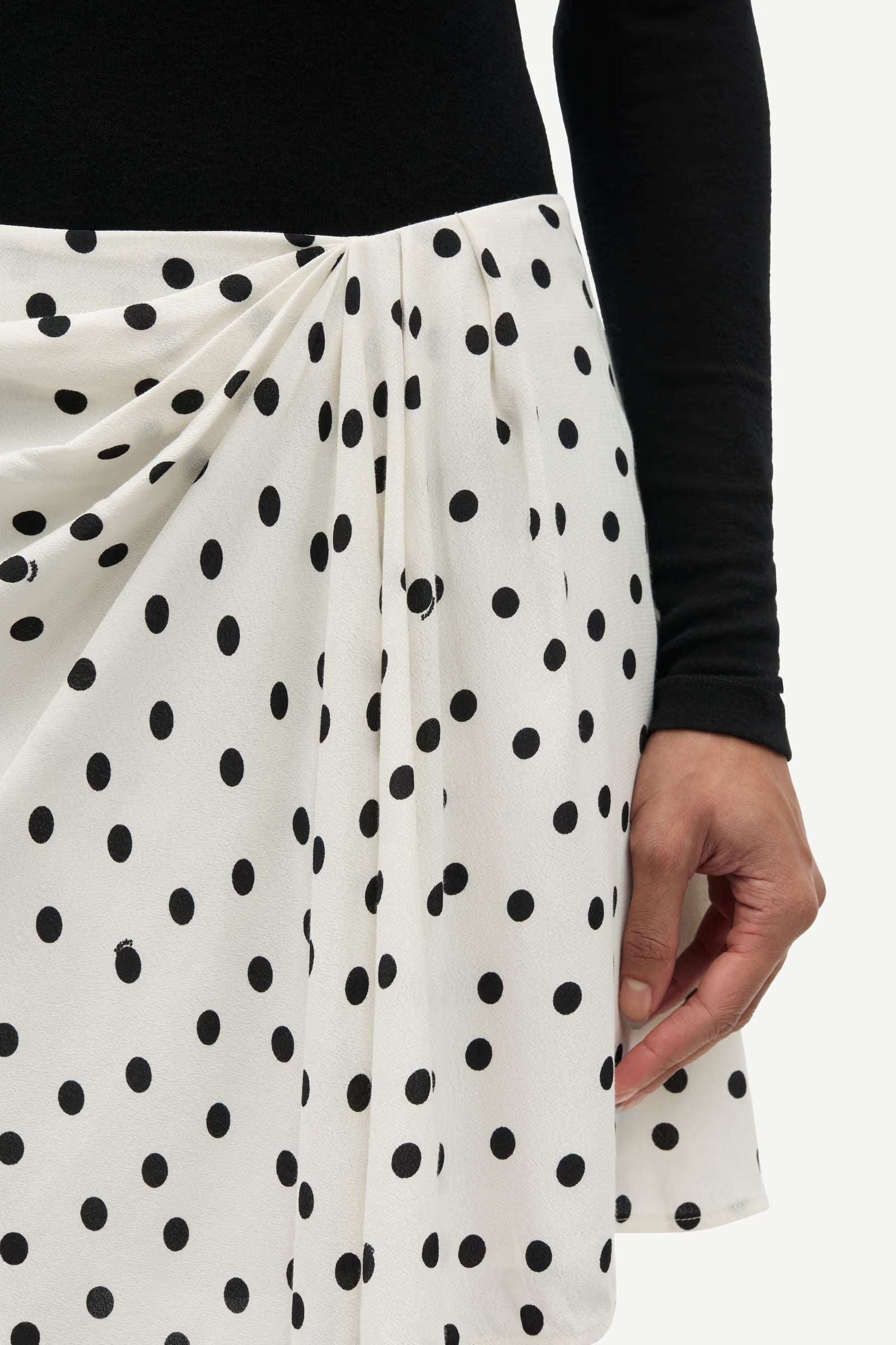 Saiben Skirt - Drifting Dots Egret