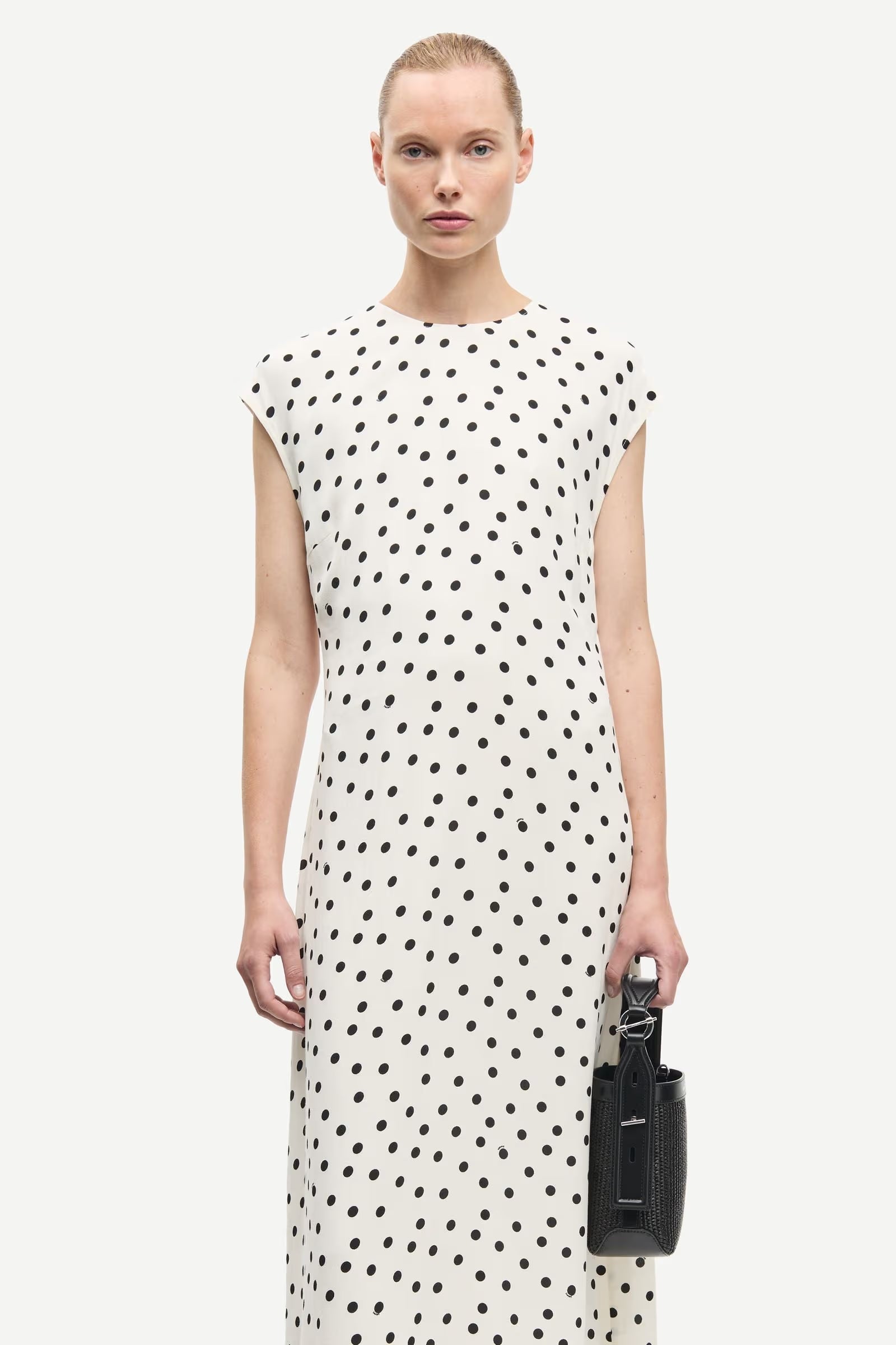 Sapoppy Dress - Drifting Dots Egret