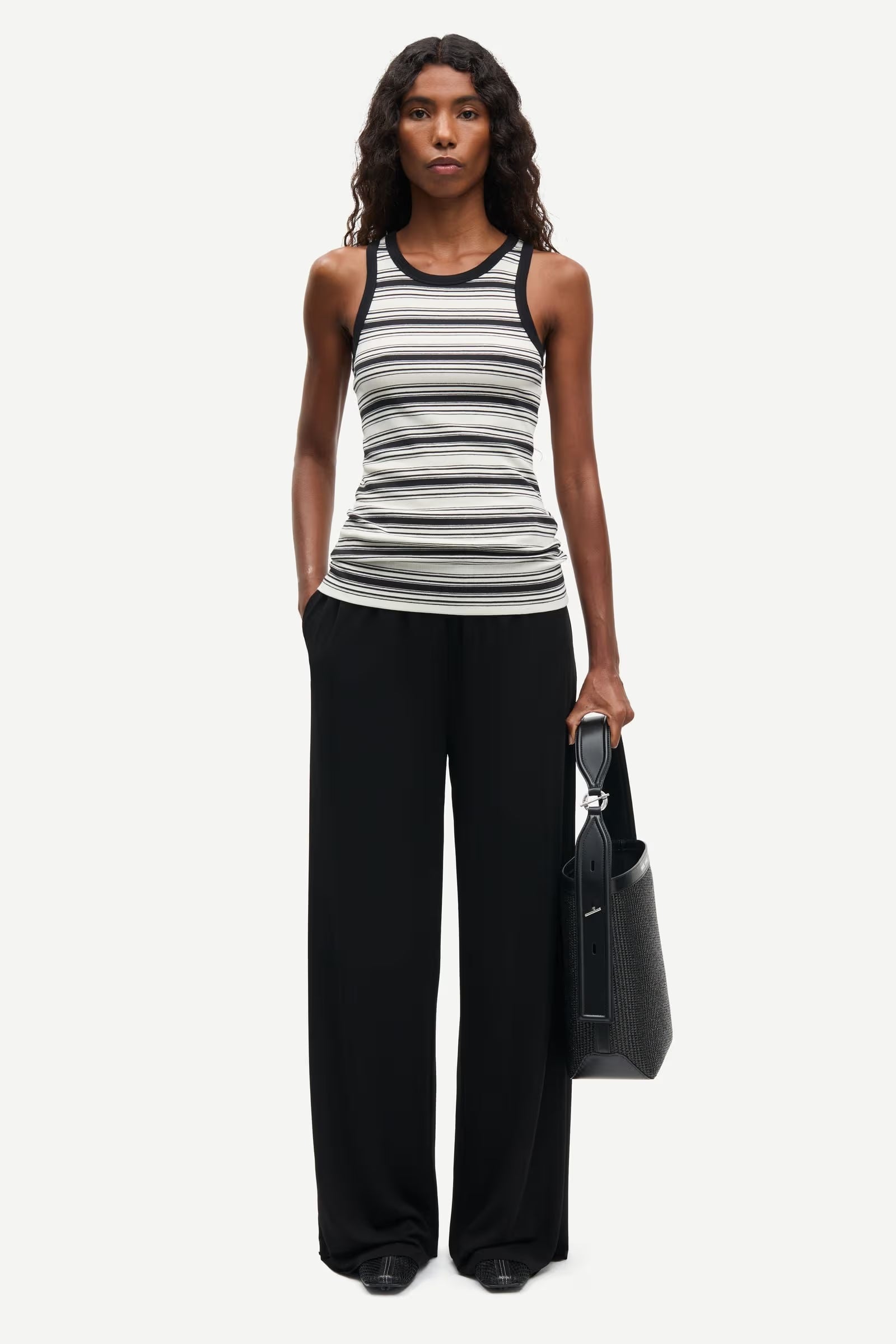 Saumi Trousers - Black