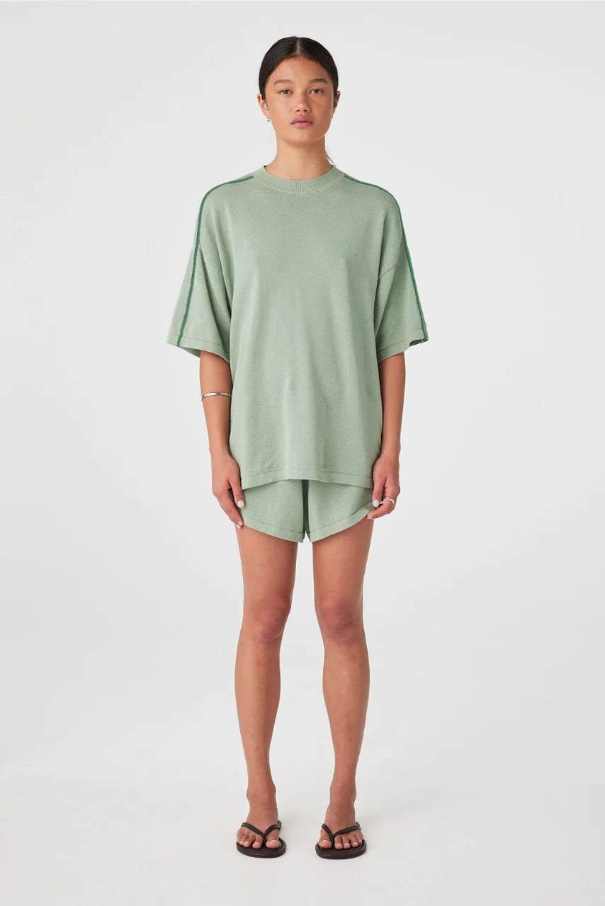 Pippa Oversized Tee - Sea Green
