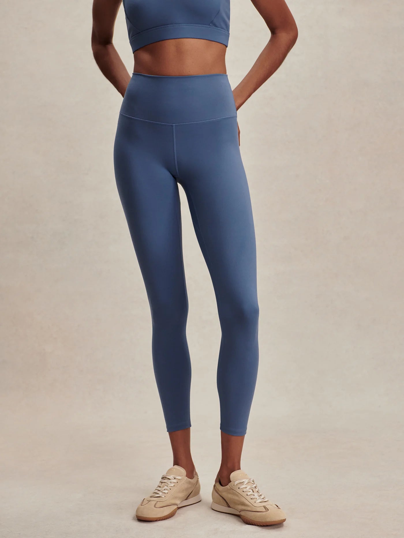 blue high rise leggings 25" varley