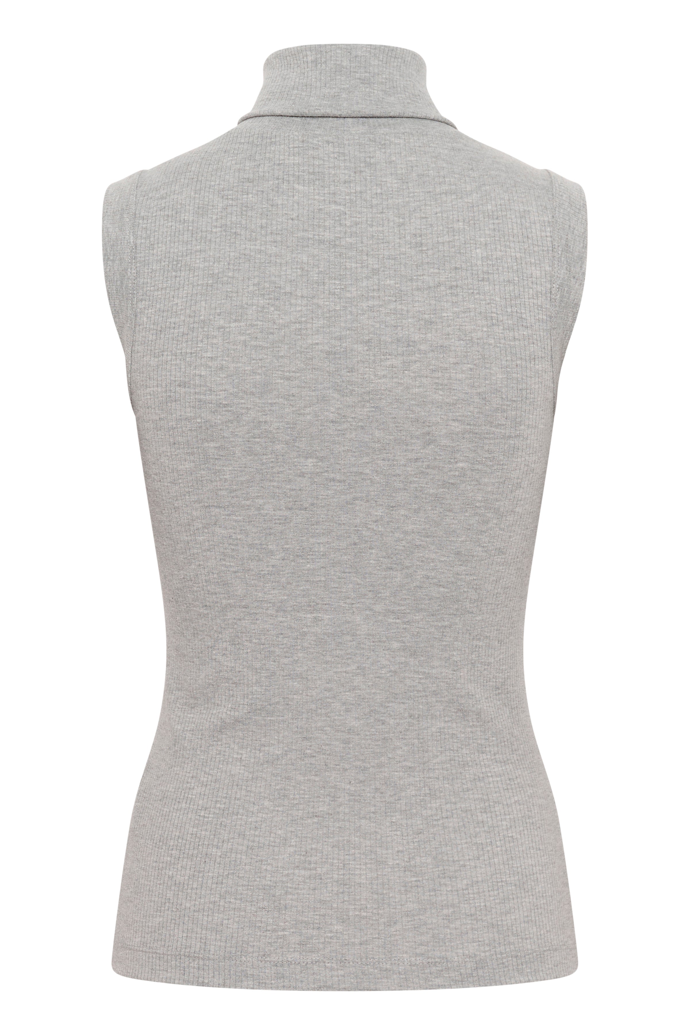 Dagna Melange Rollneck Top - Grey
