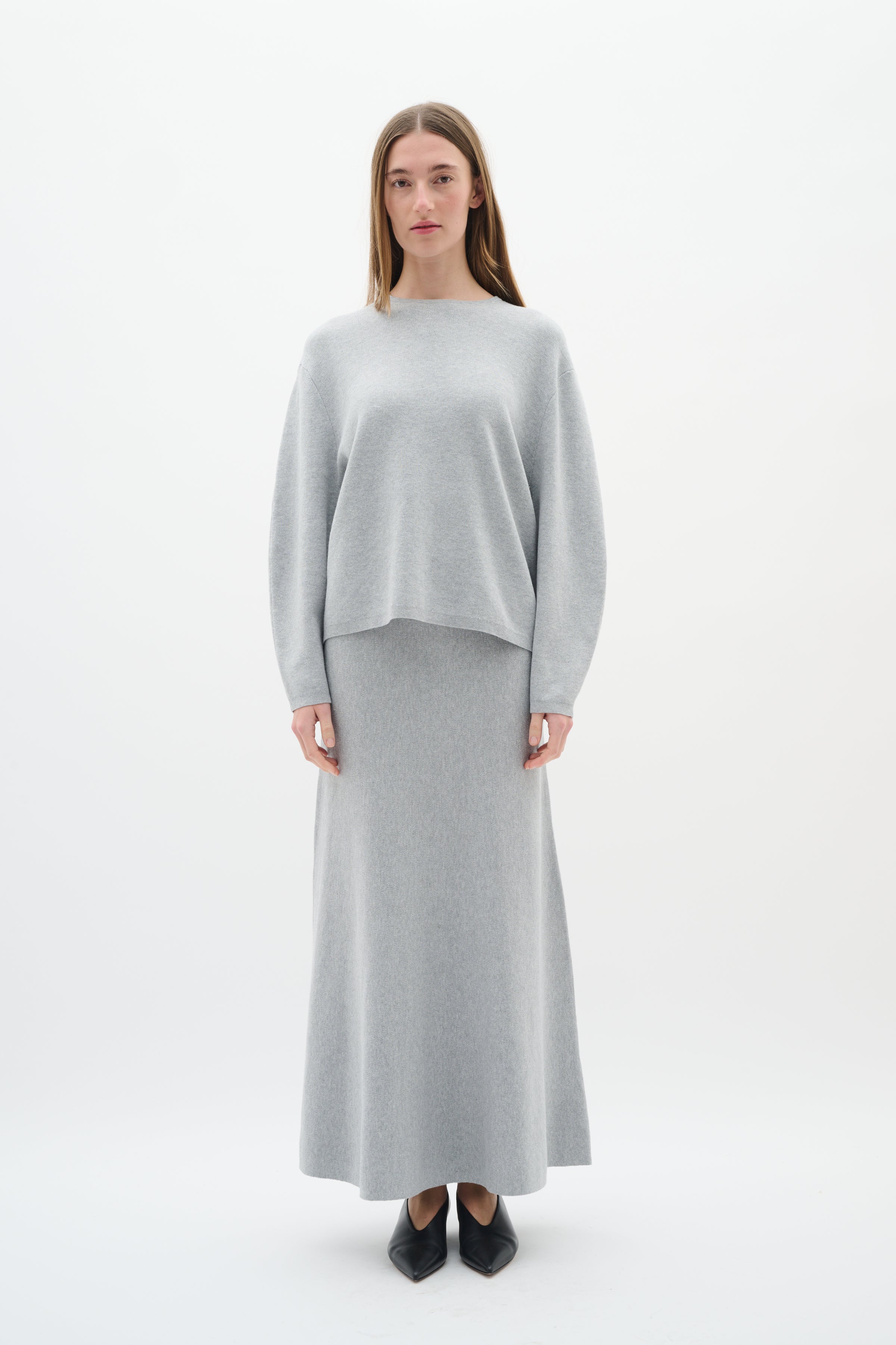 Kayllal Skirt - Granite Melange