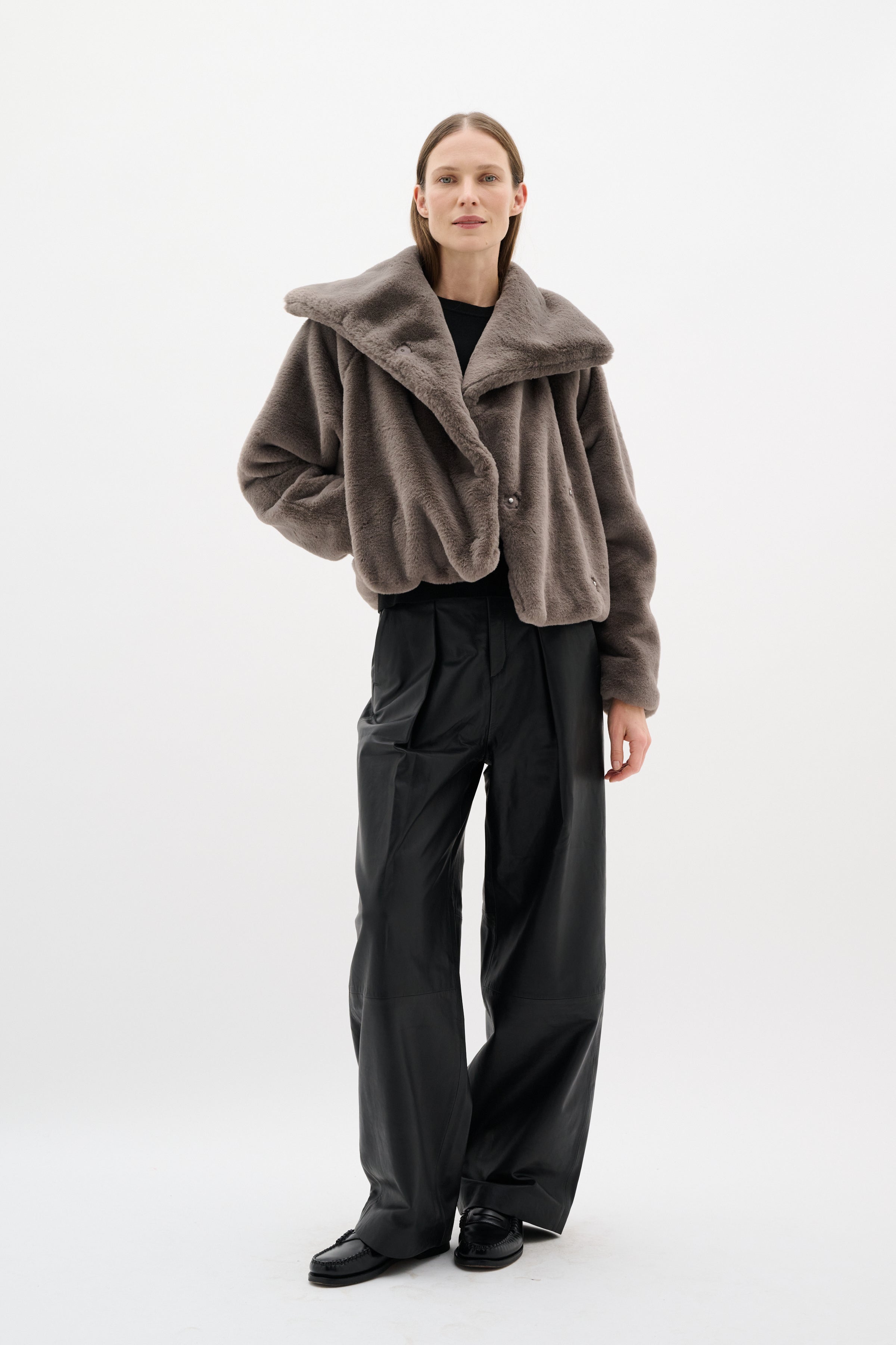 Yobol Coat - Sandy Grey