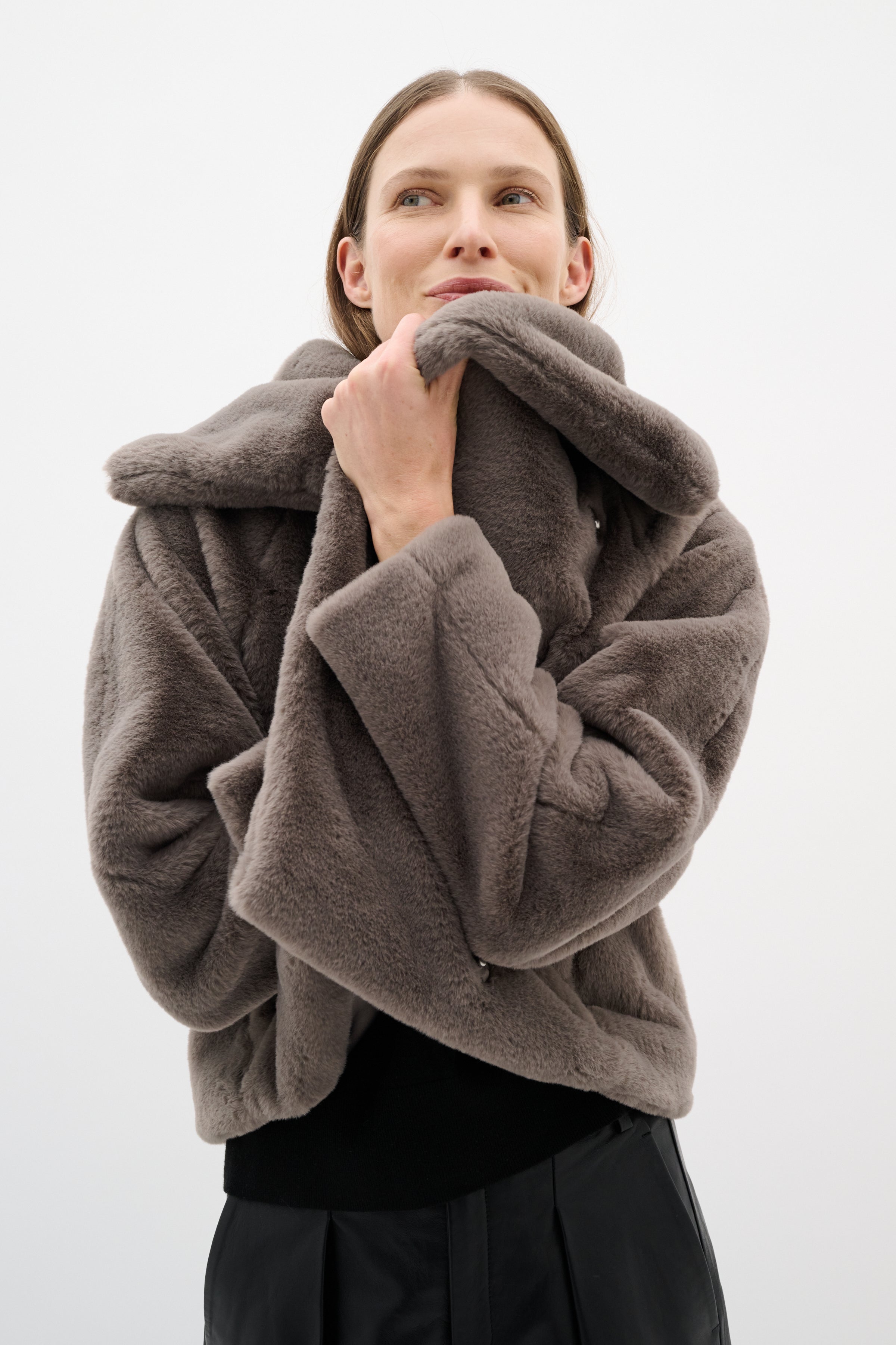 Yobol Coat - Sandy Grey