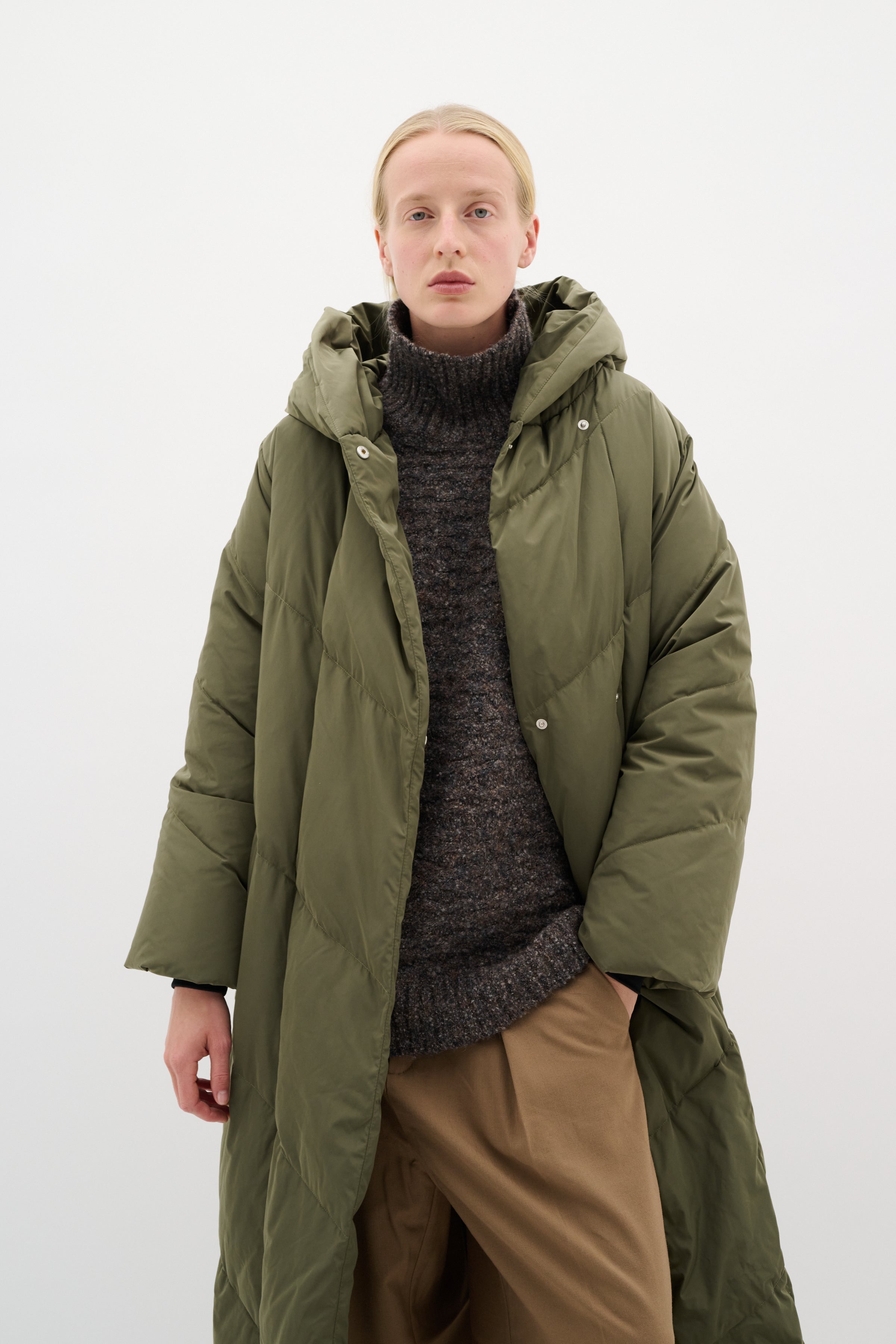 Yaz Down Coat - Ivy Green
