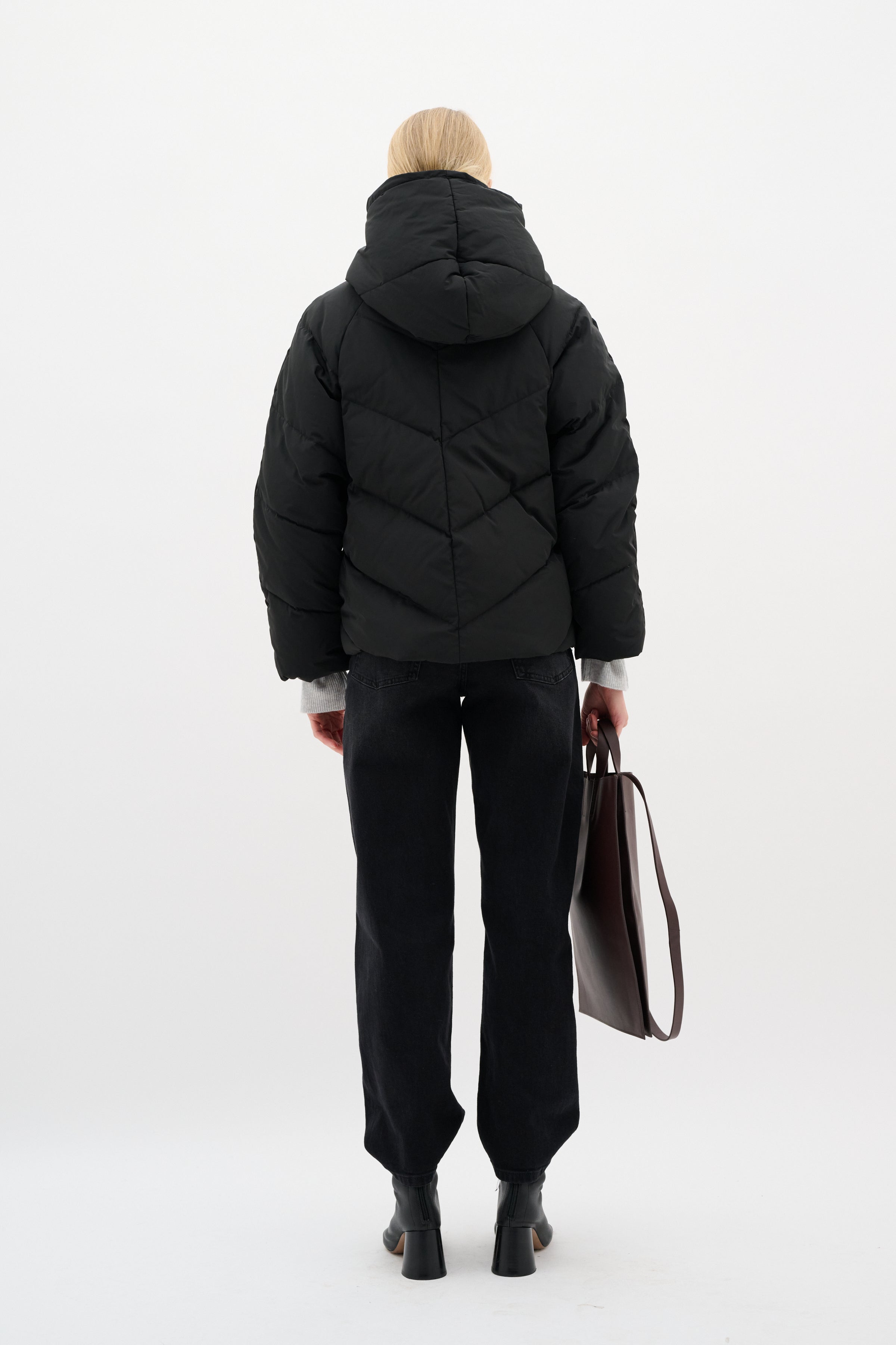 Yaz Short down Coat - Black
