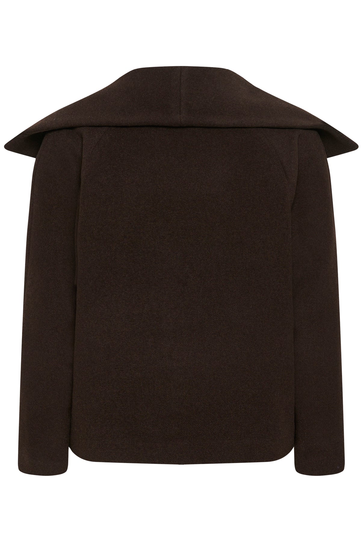 Perry Short Coat - Chocolate Brown