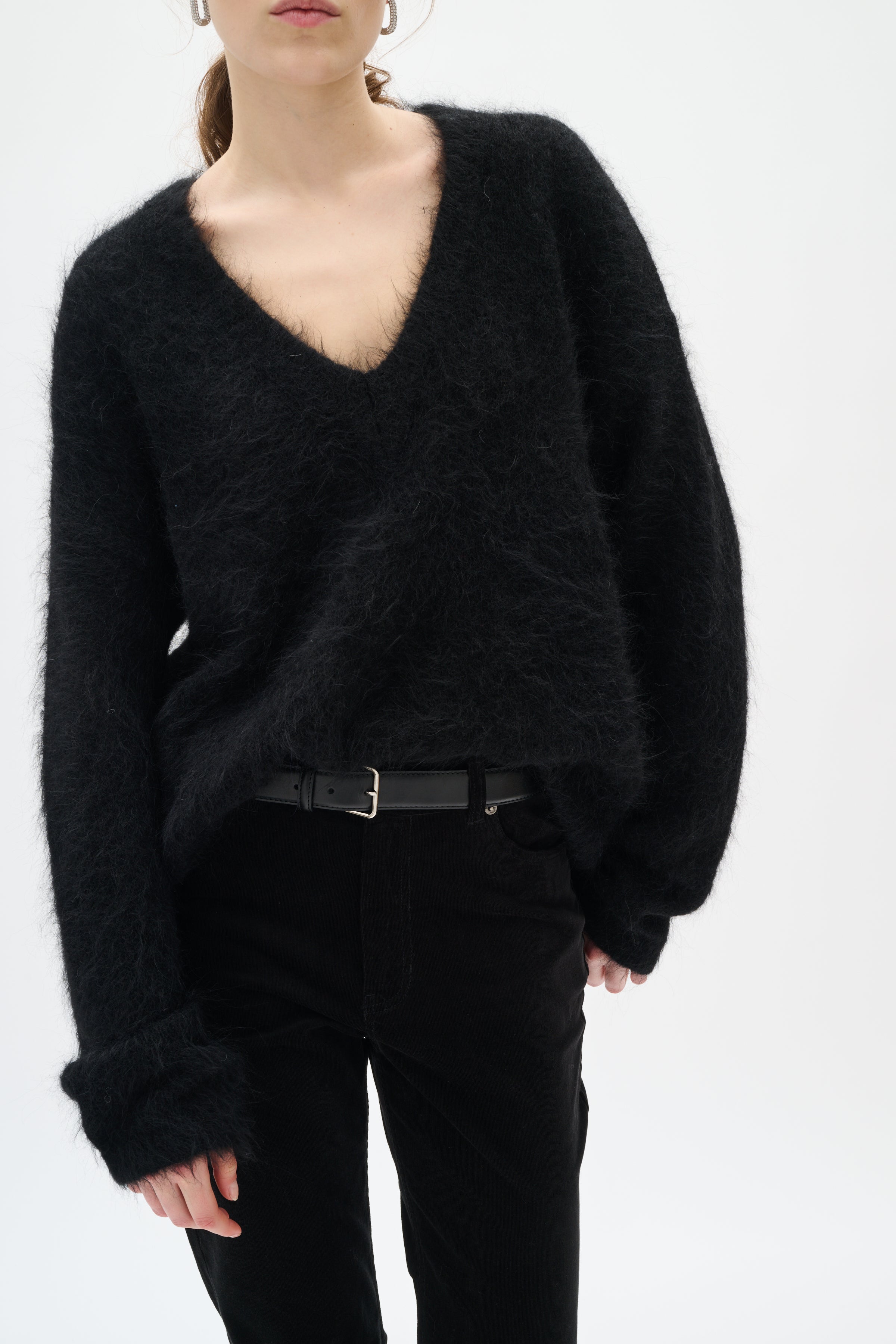 Long sleeve v-neck sweater