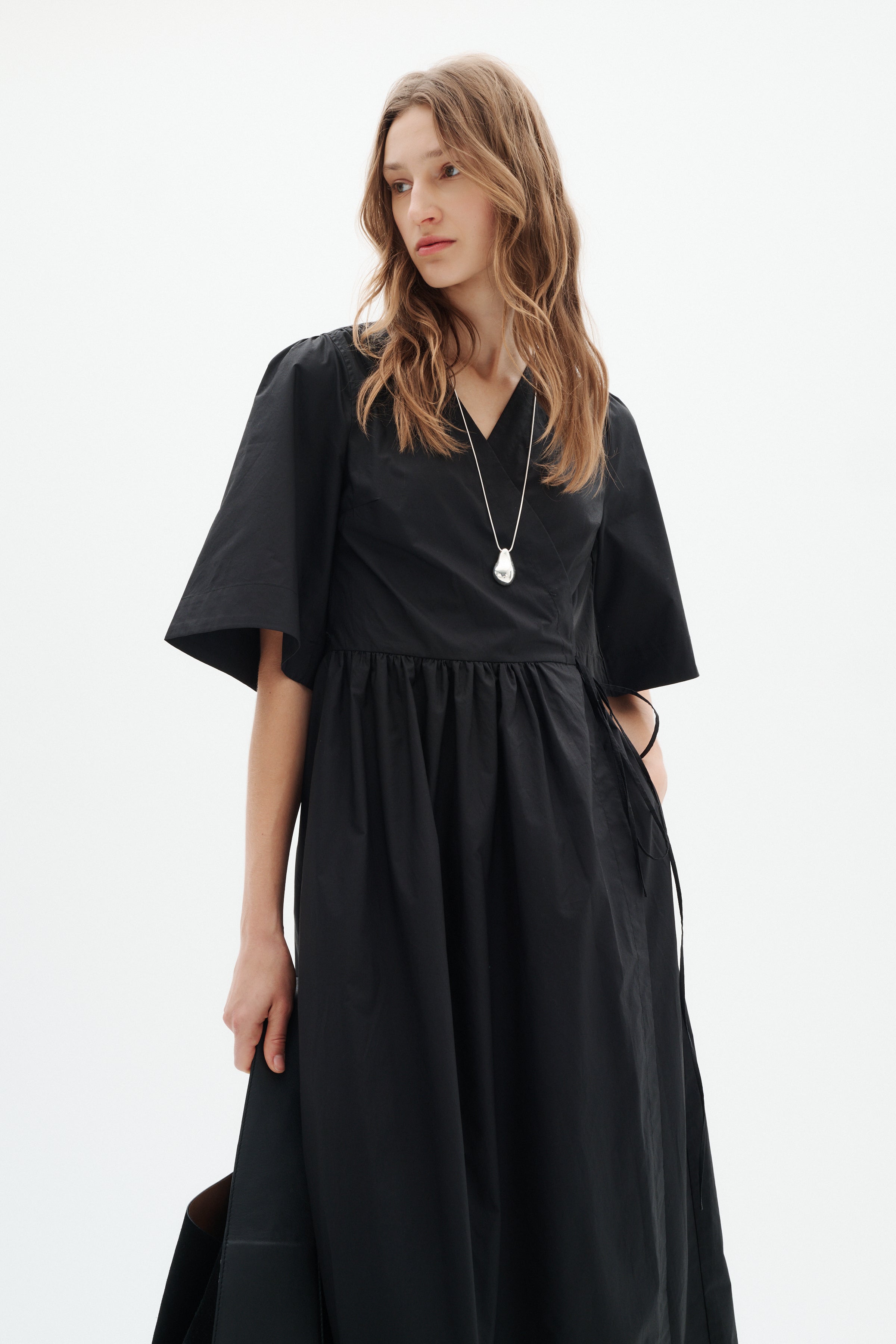 Haze Wrap Dress – Black