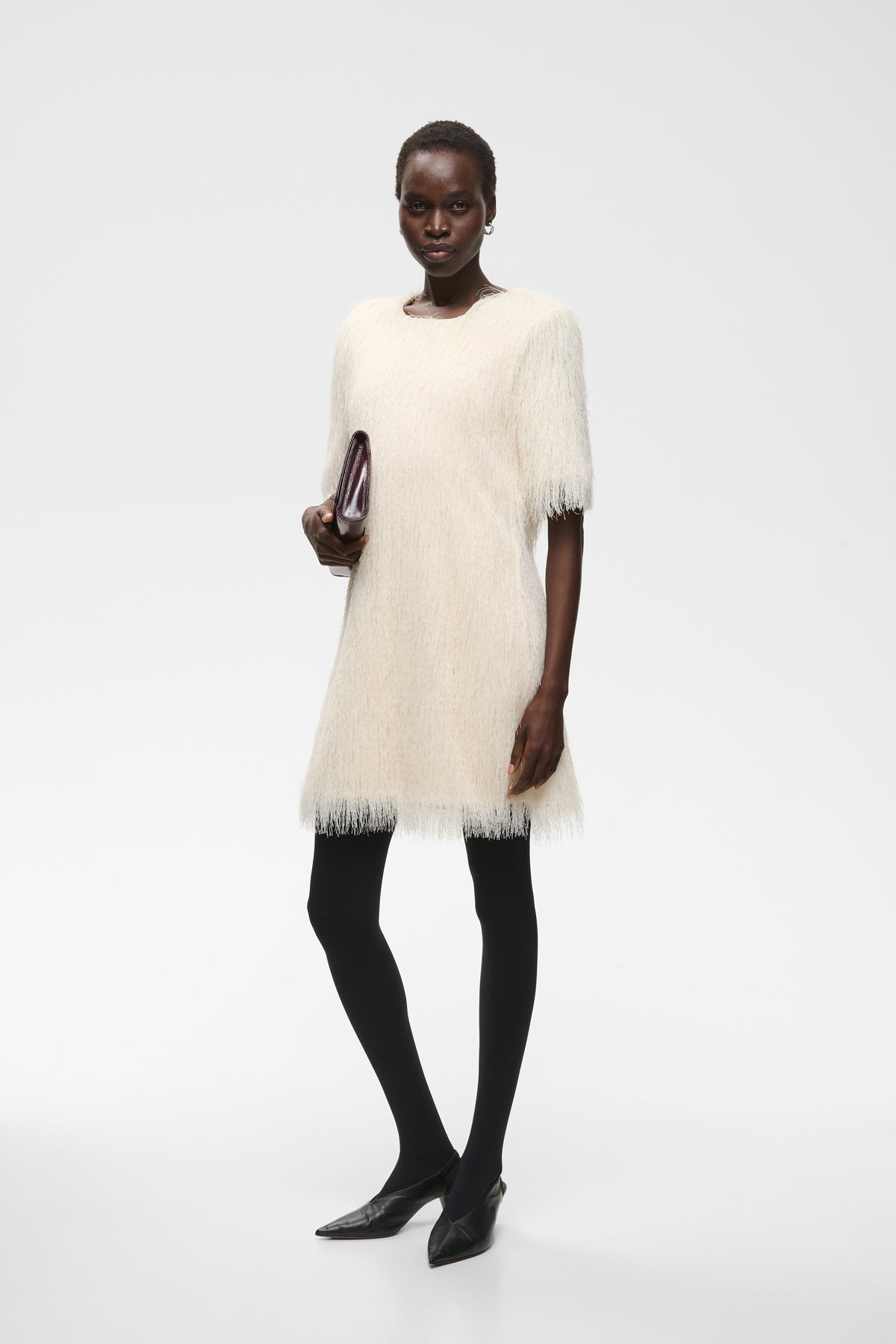 Ophira Dress - Pearled Ivory