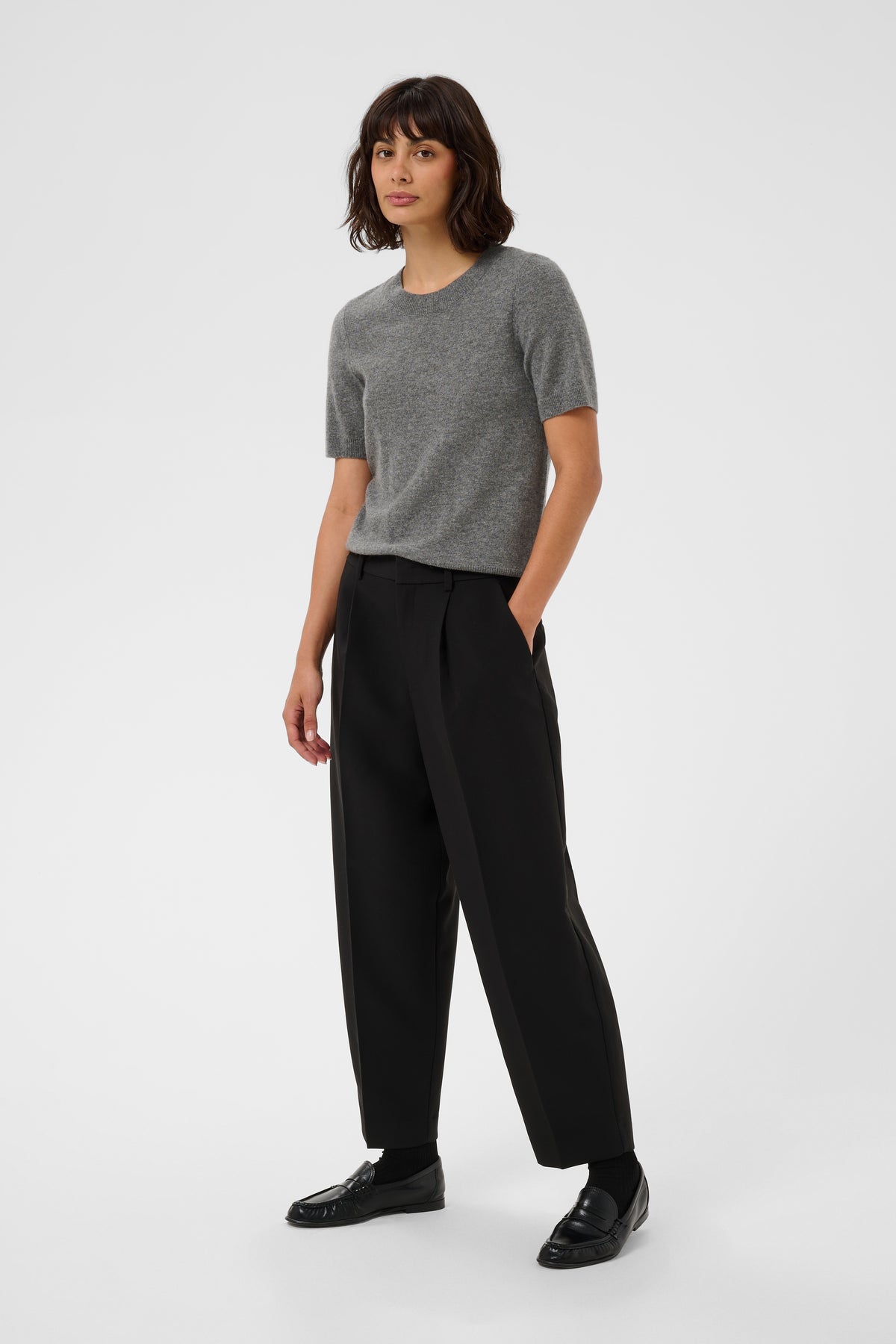 Everlotta Pullover - Medium Grey Melange