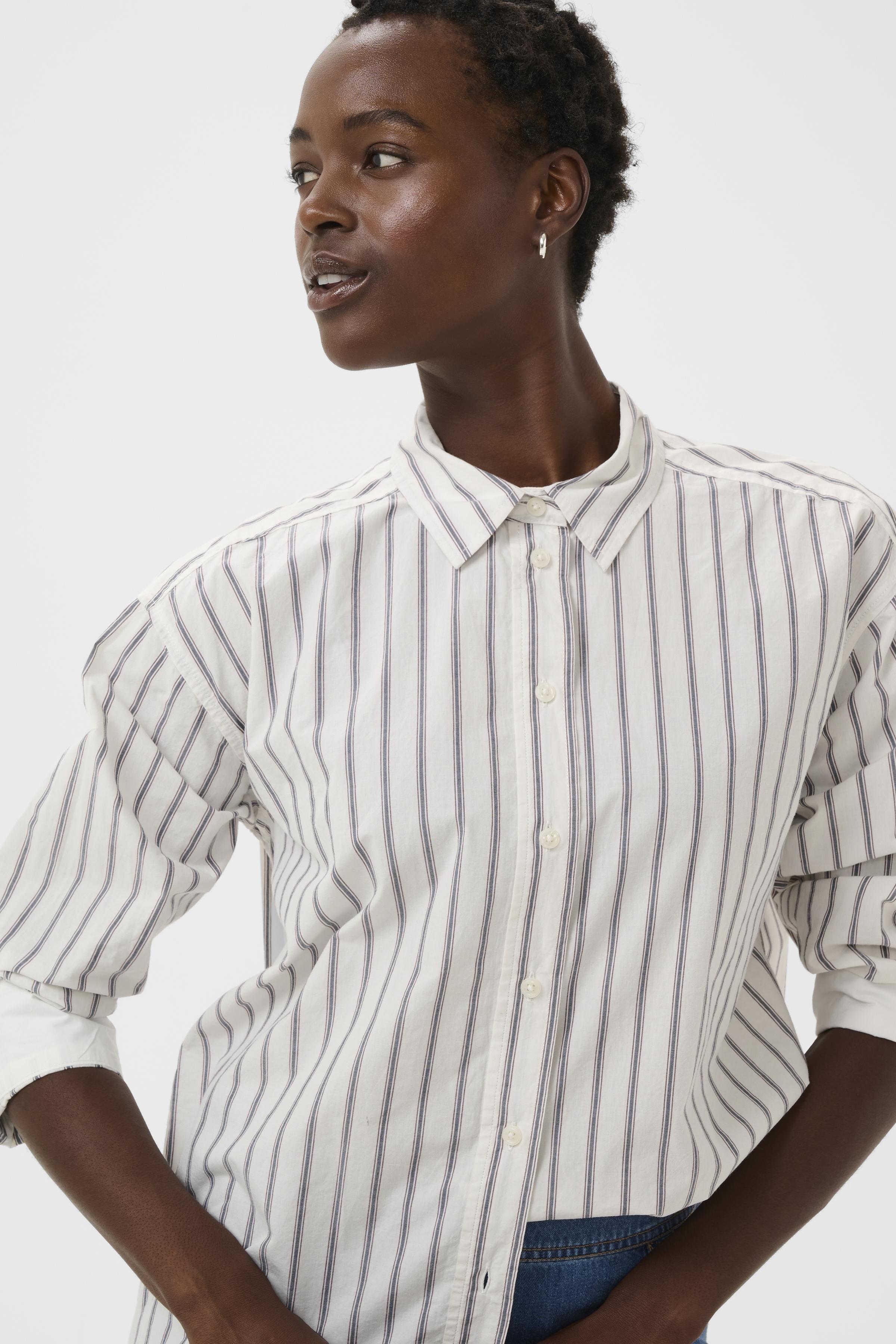 Savanna Shirt - Fig Stripe