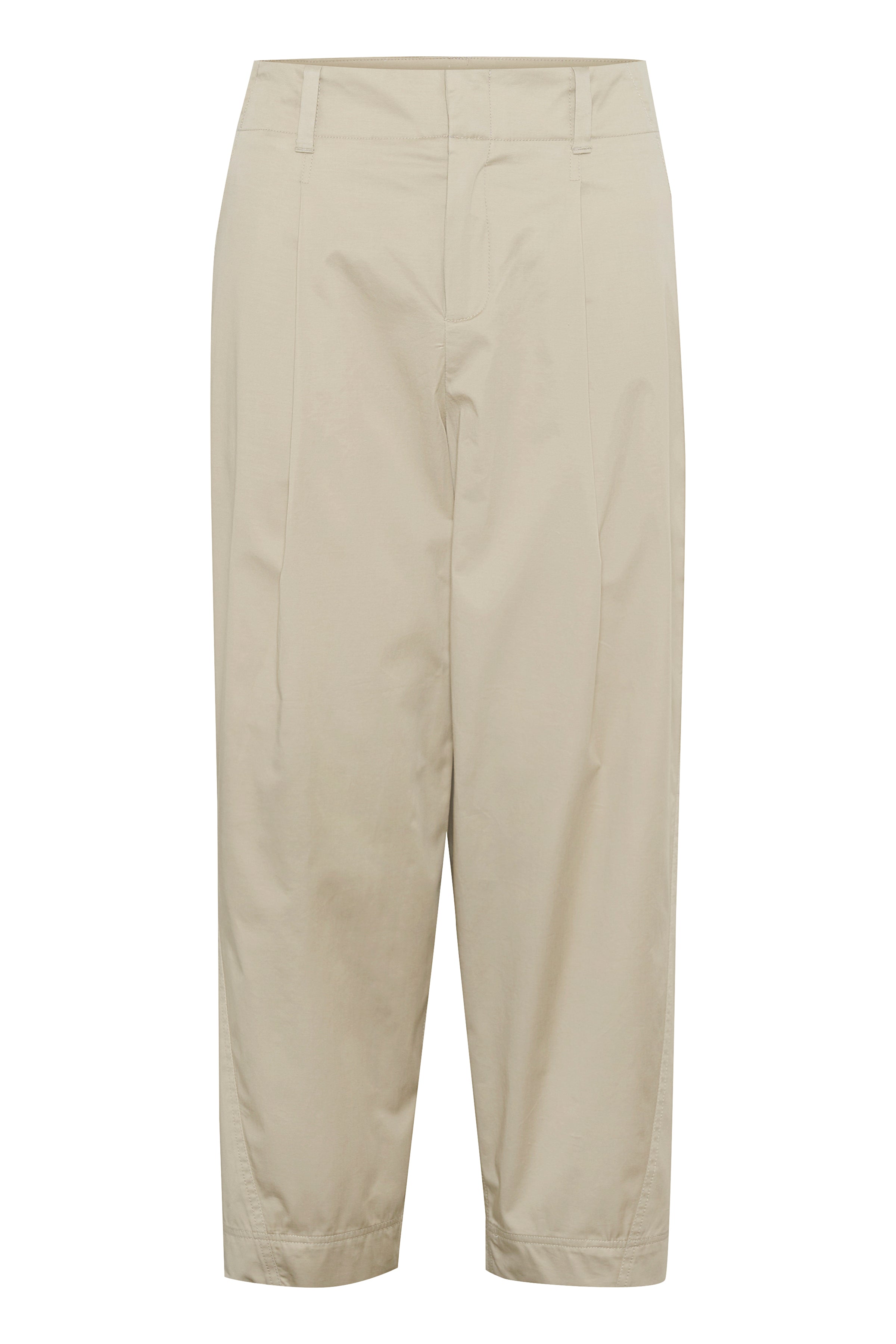 Cotton Beige Summer Trouser