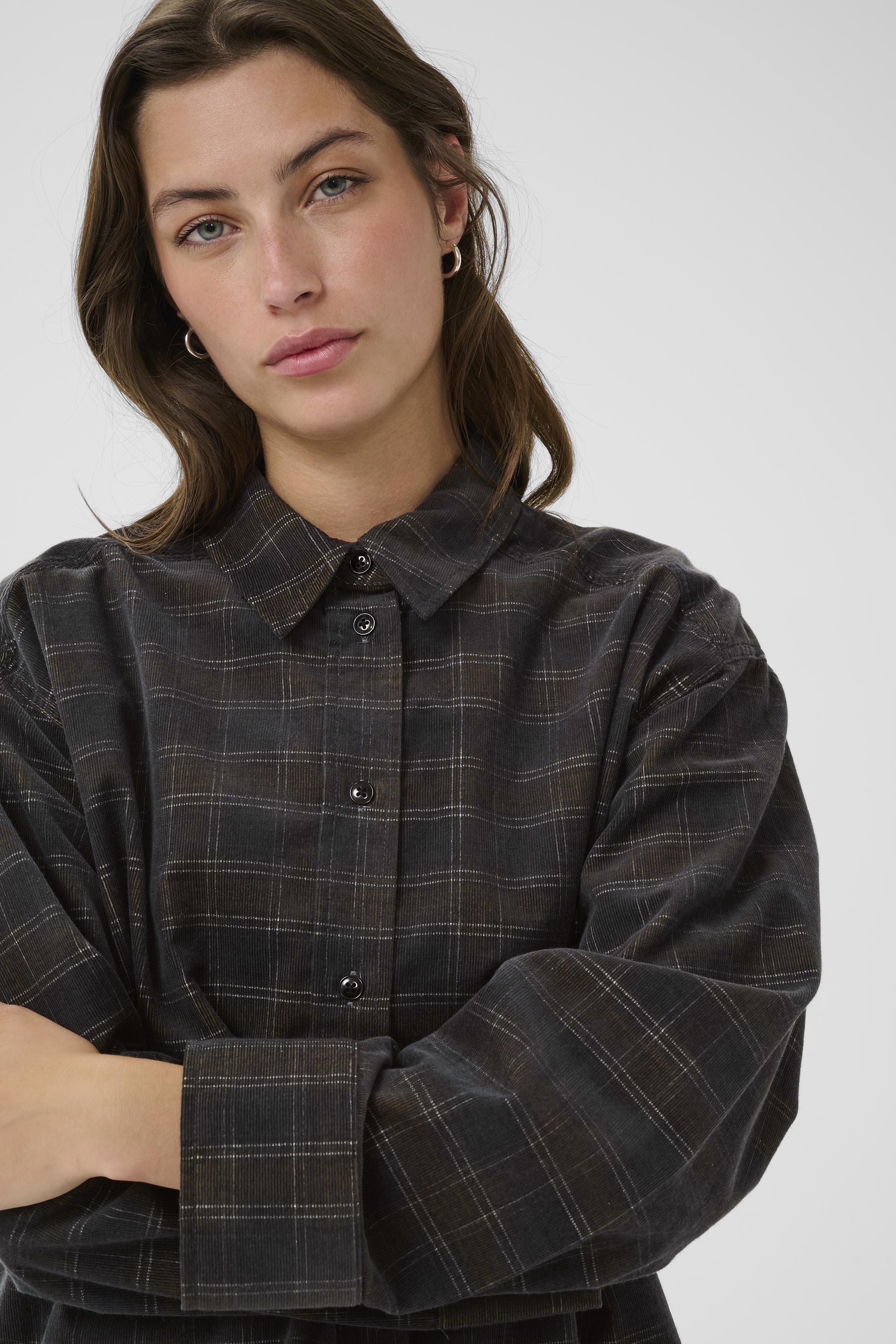 100% organic cotton long sleeve checkered top