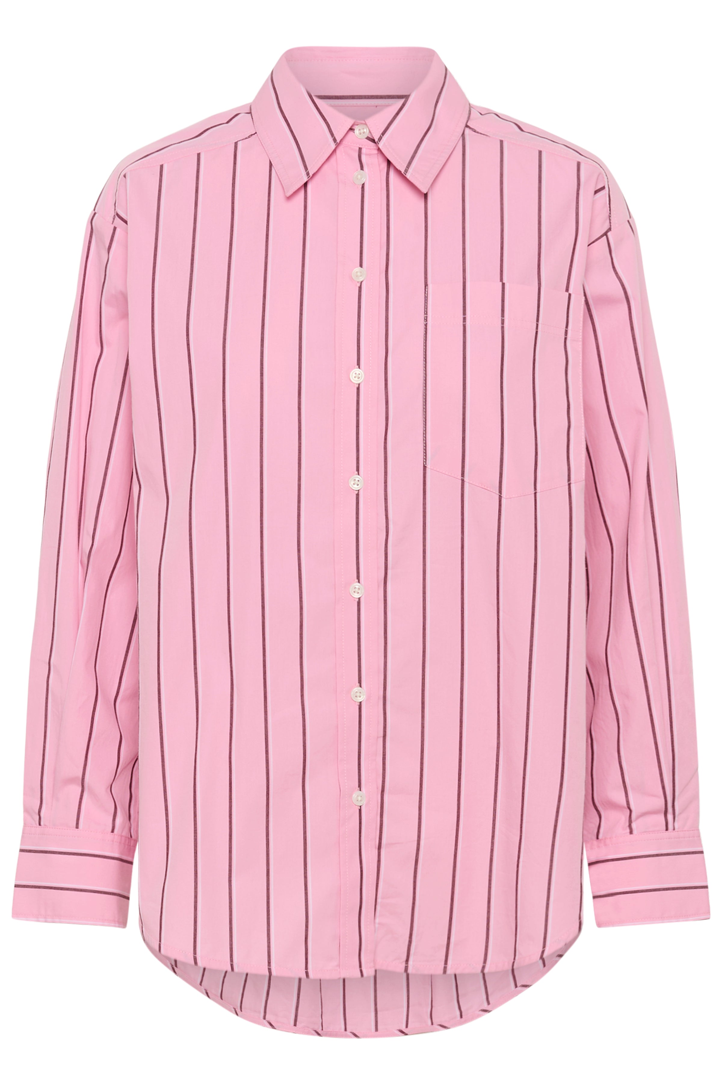 Anabella Shirt - Pink Stripe