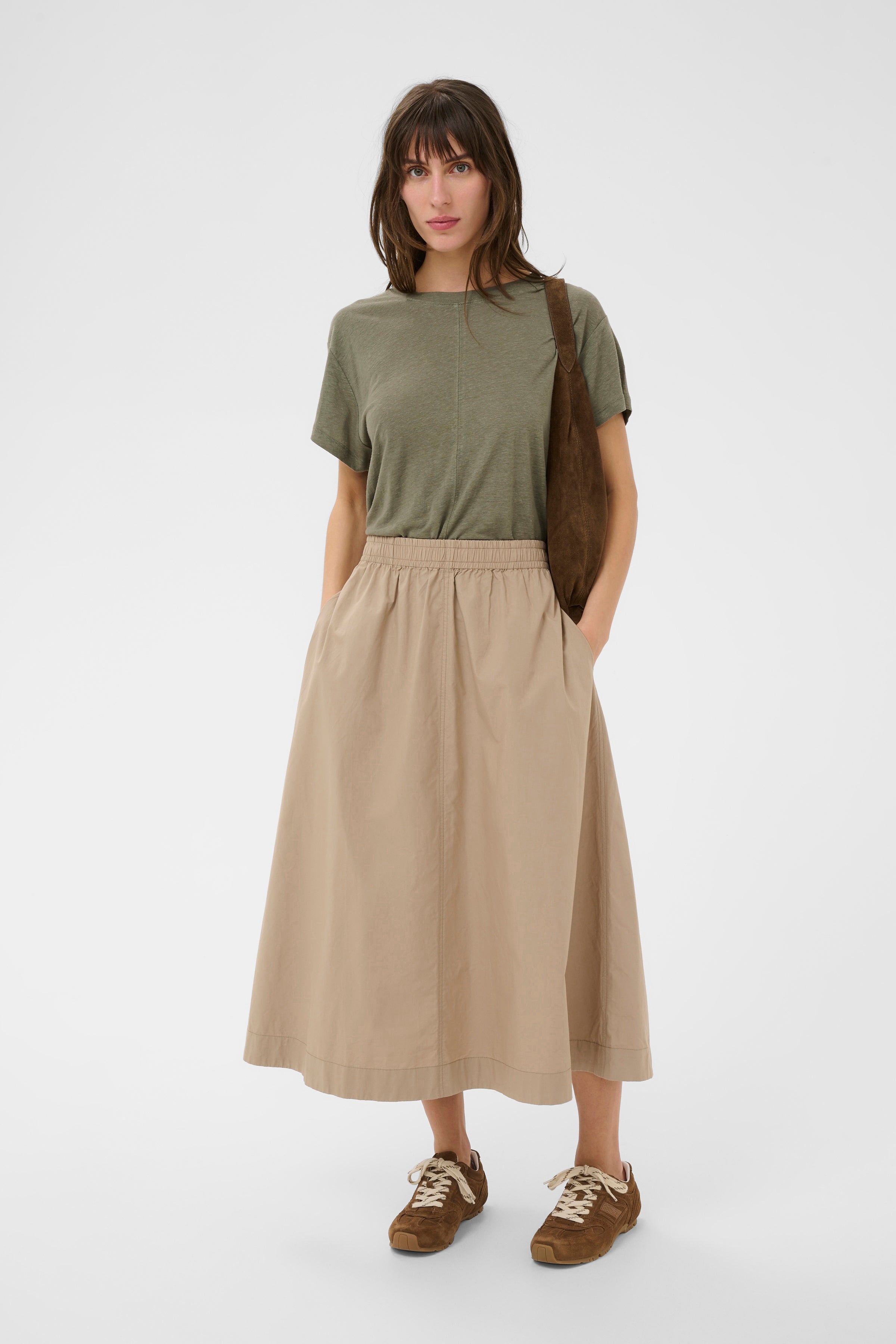Asmina Skirt - Silver Mink