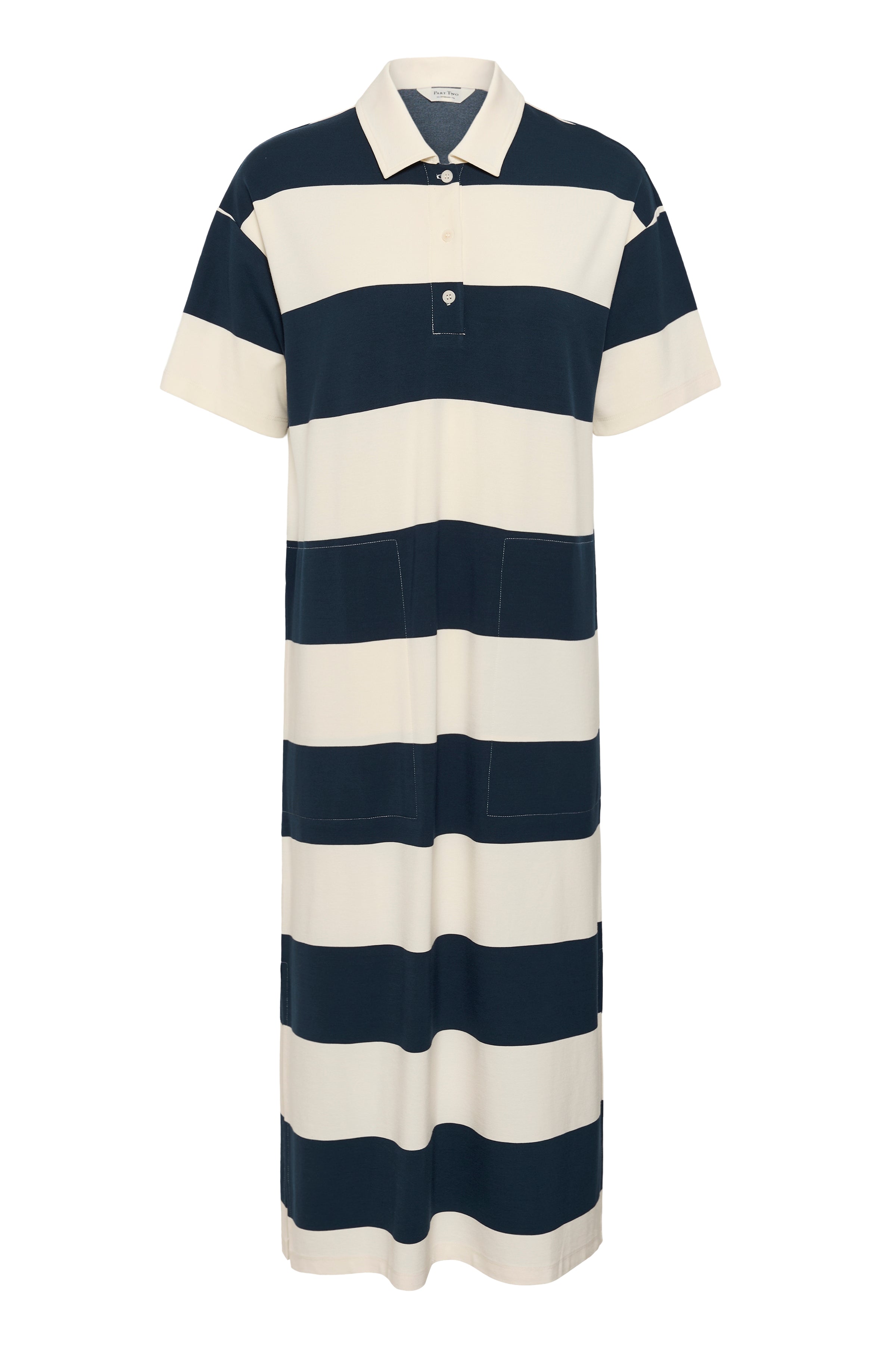 Alise Dress - After Midnight Stripe
