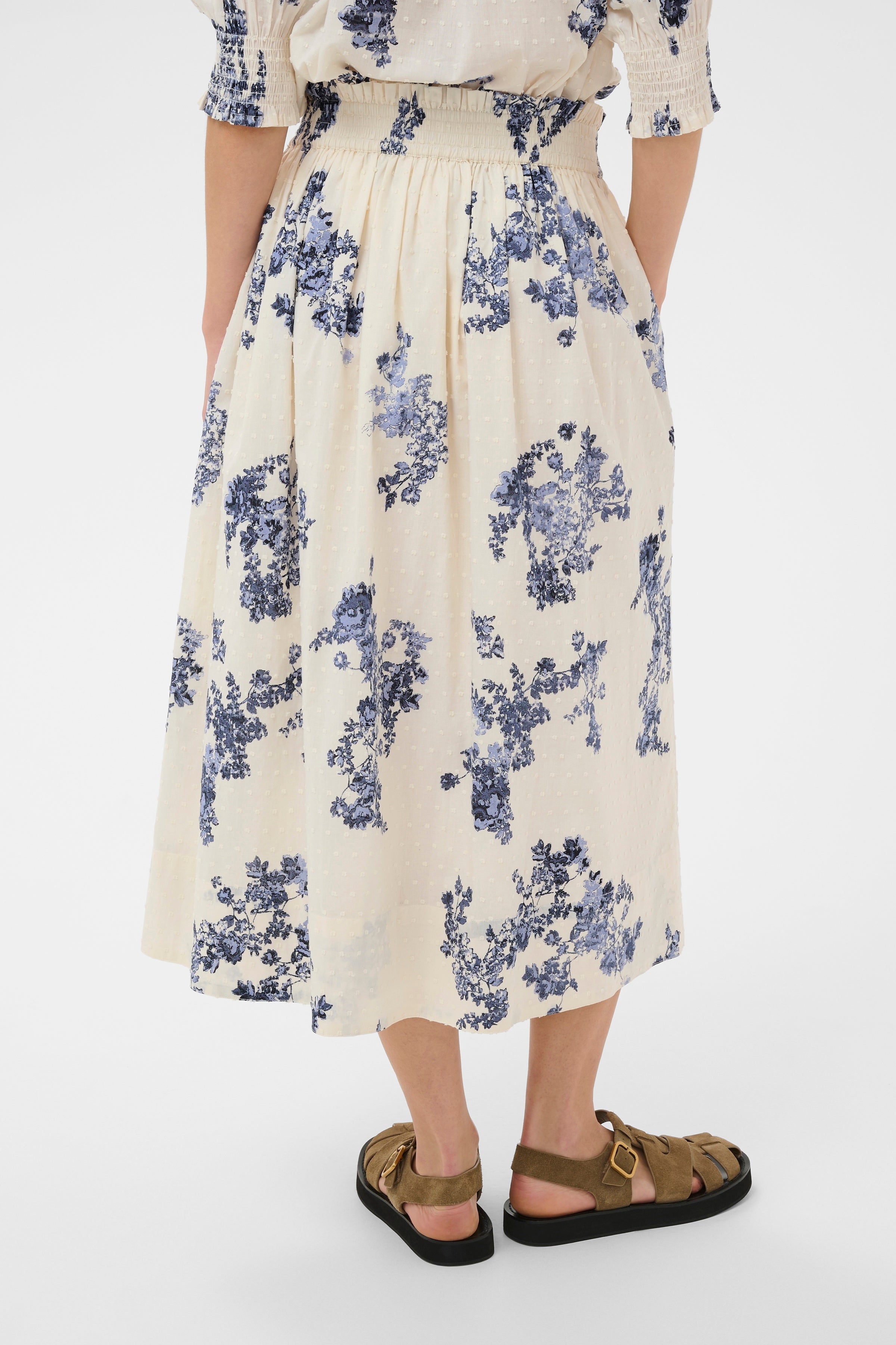 Amaia Skirt - Blue Shadow Flow