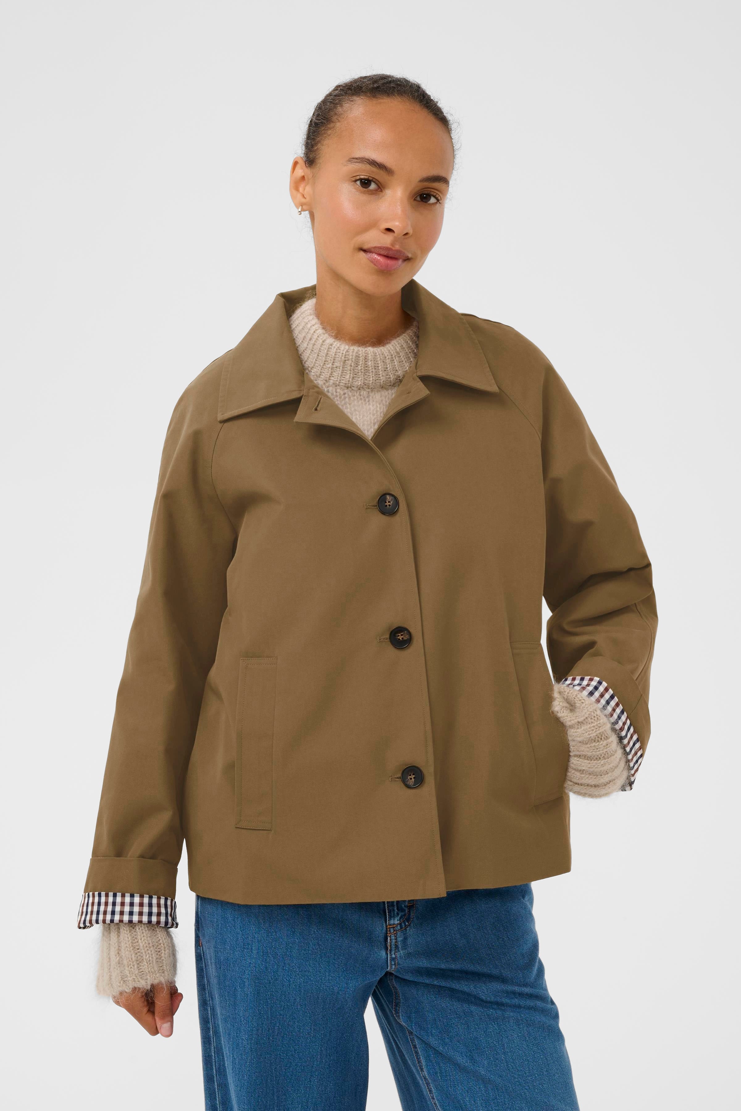 Alinna Coat - Taupe