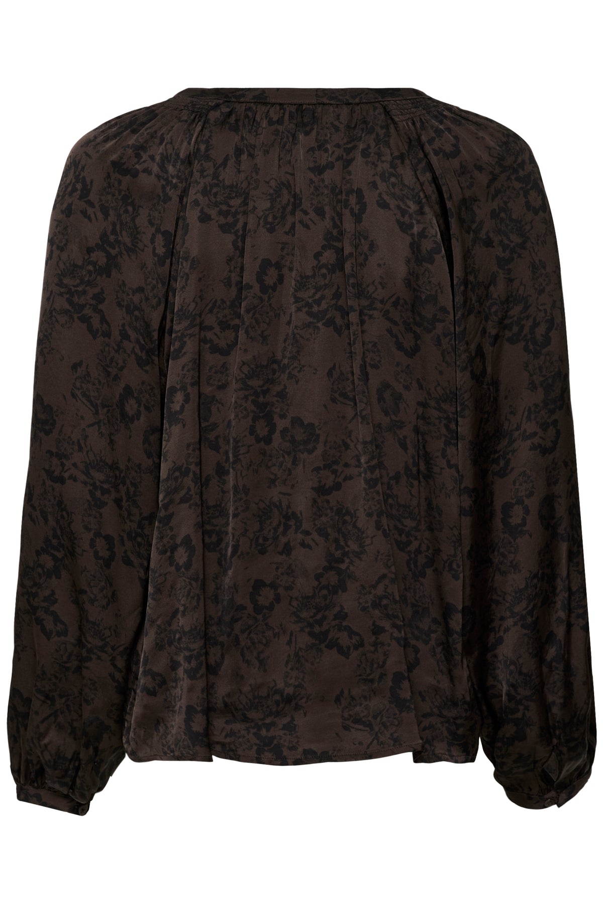 Doaa Blouse - Brown Gradient Floral