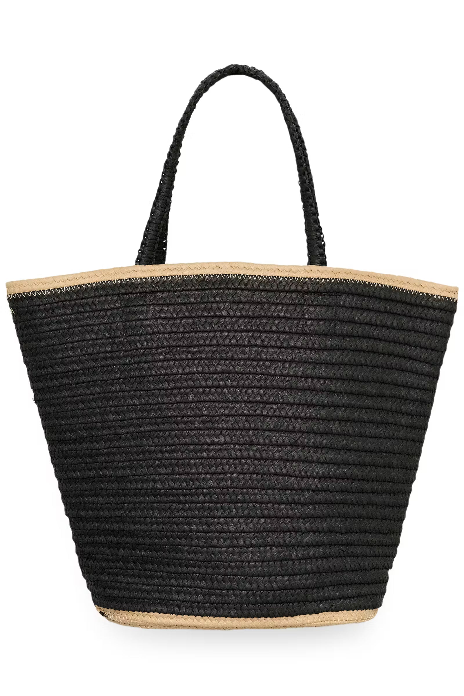 Bigge Bag - Black with Natural Edge