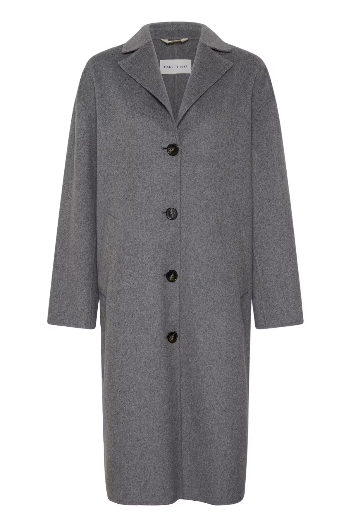 Lorelaina Coat - Medium Grey Melange