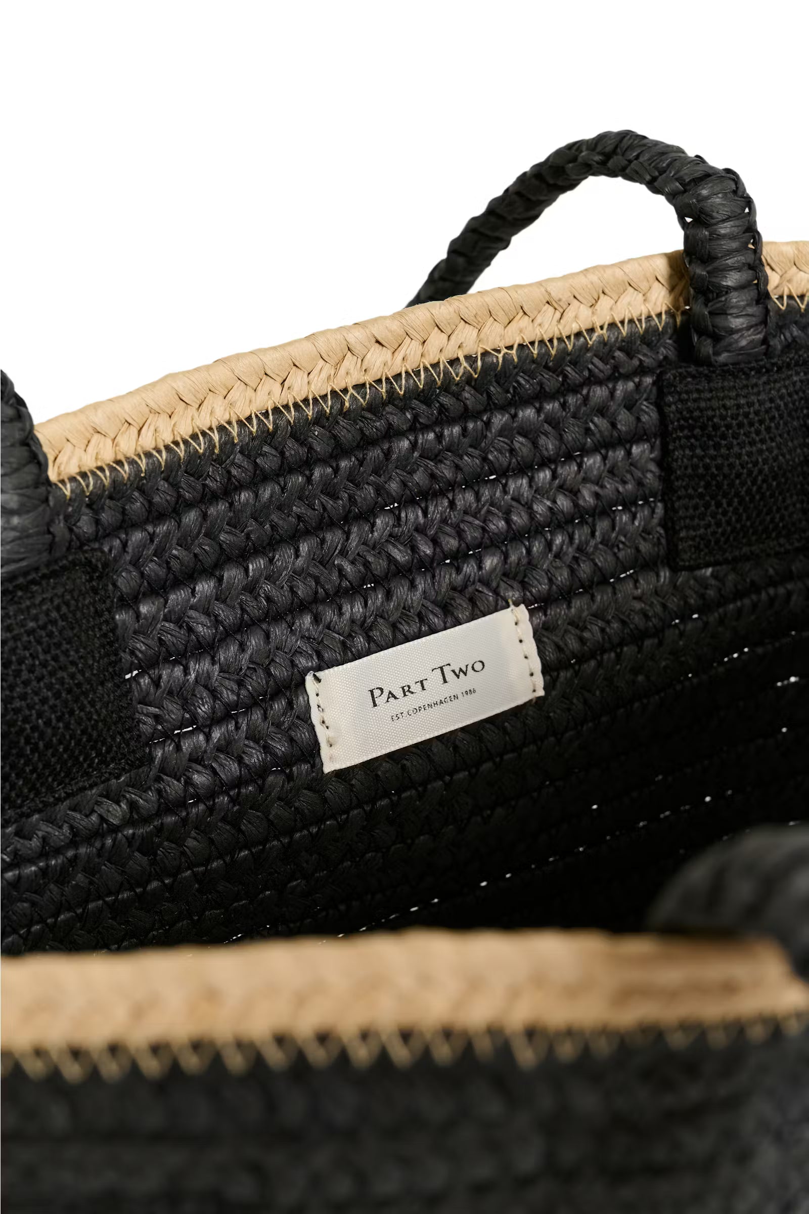 Bigge Bag - Black with Natural Edge