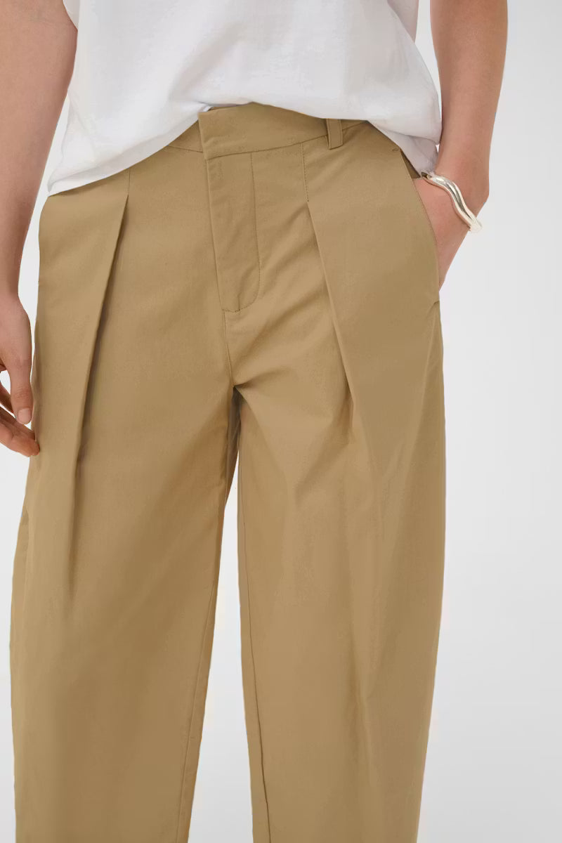 Elvia Trousers - Latte