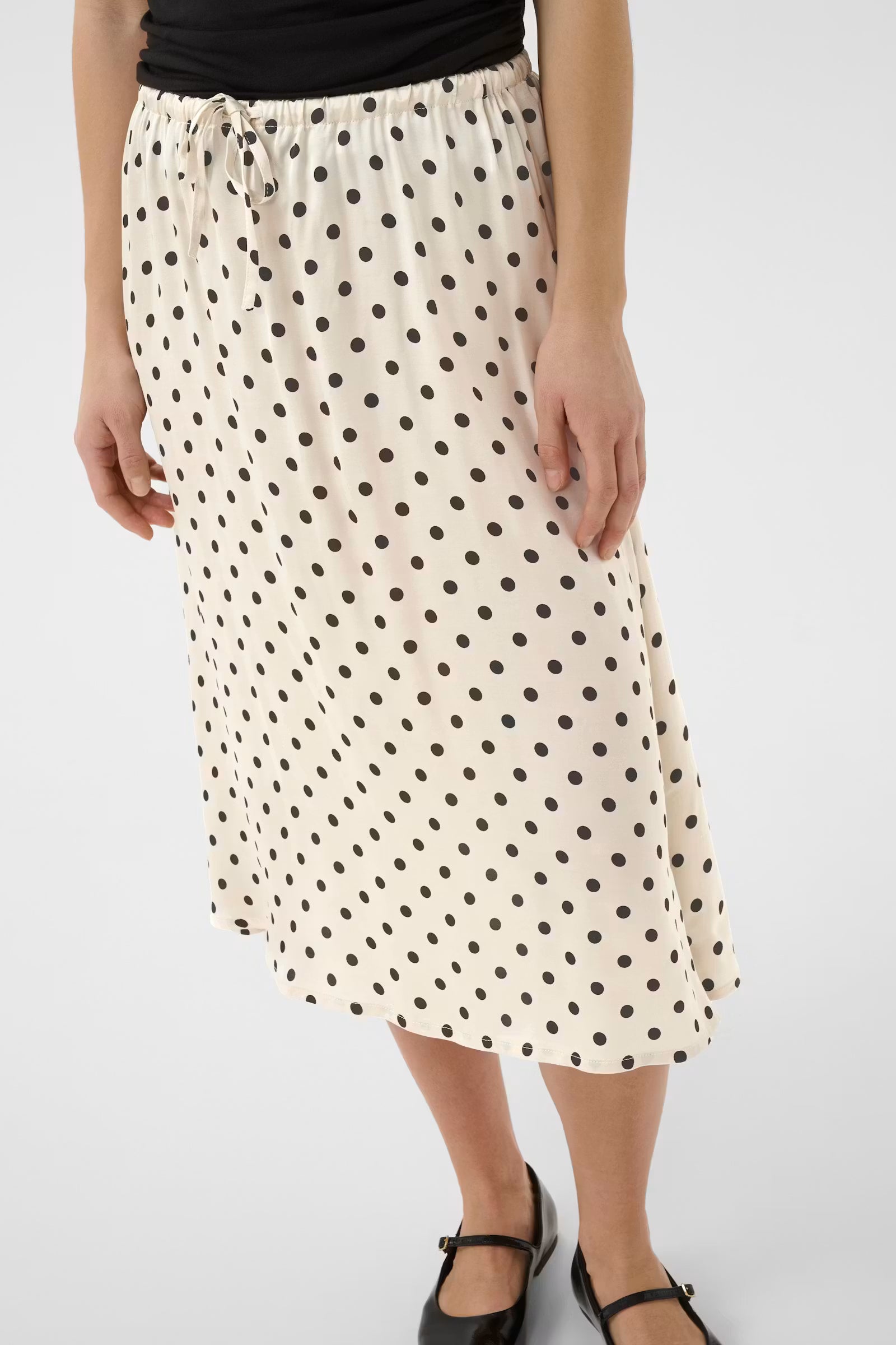 Done Skirt - Black Dot / Nature