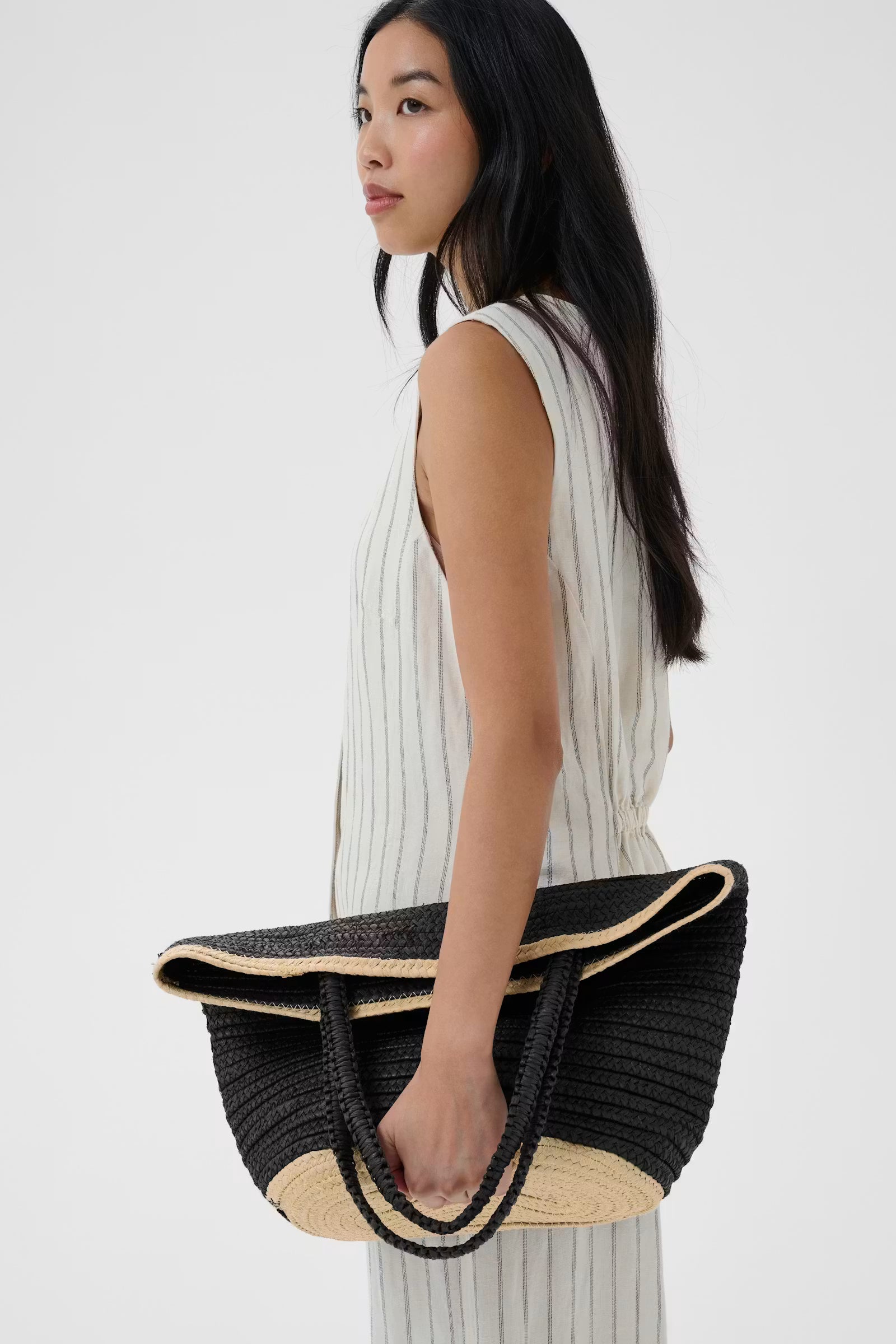 Bigge Bag - Black with Natural Edge