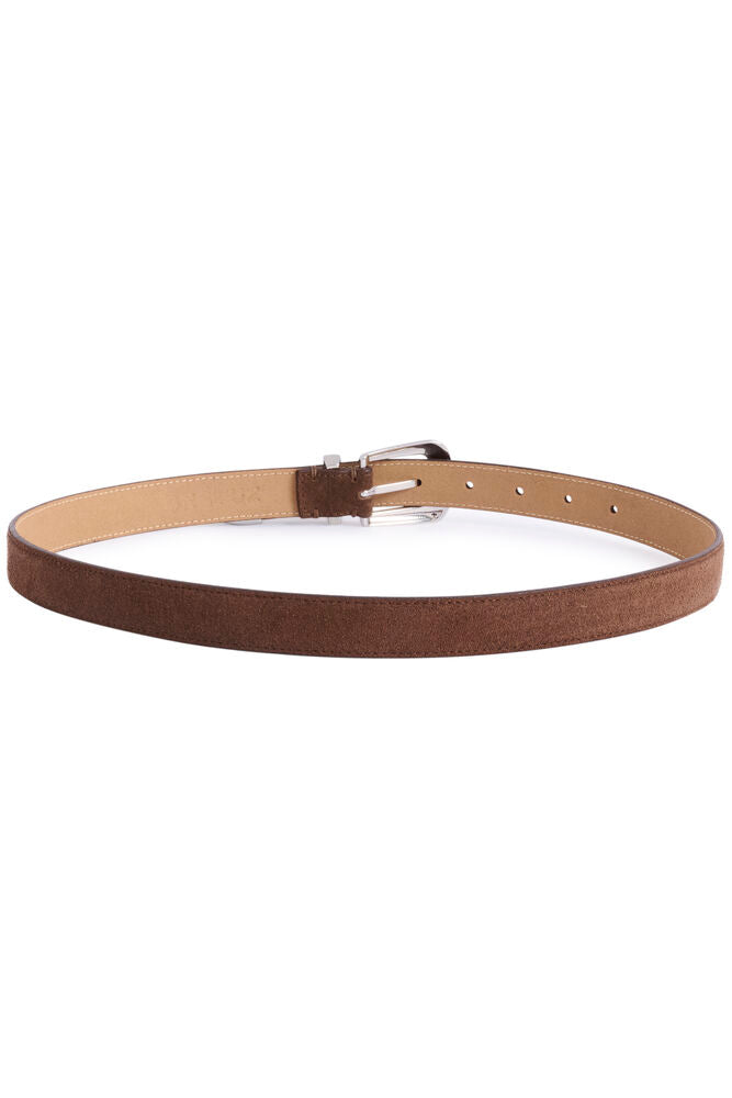 Filua Suede Belt - Dark Brown