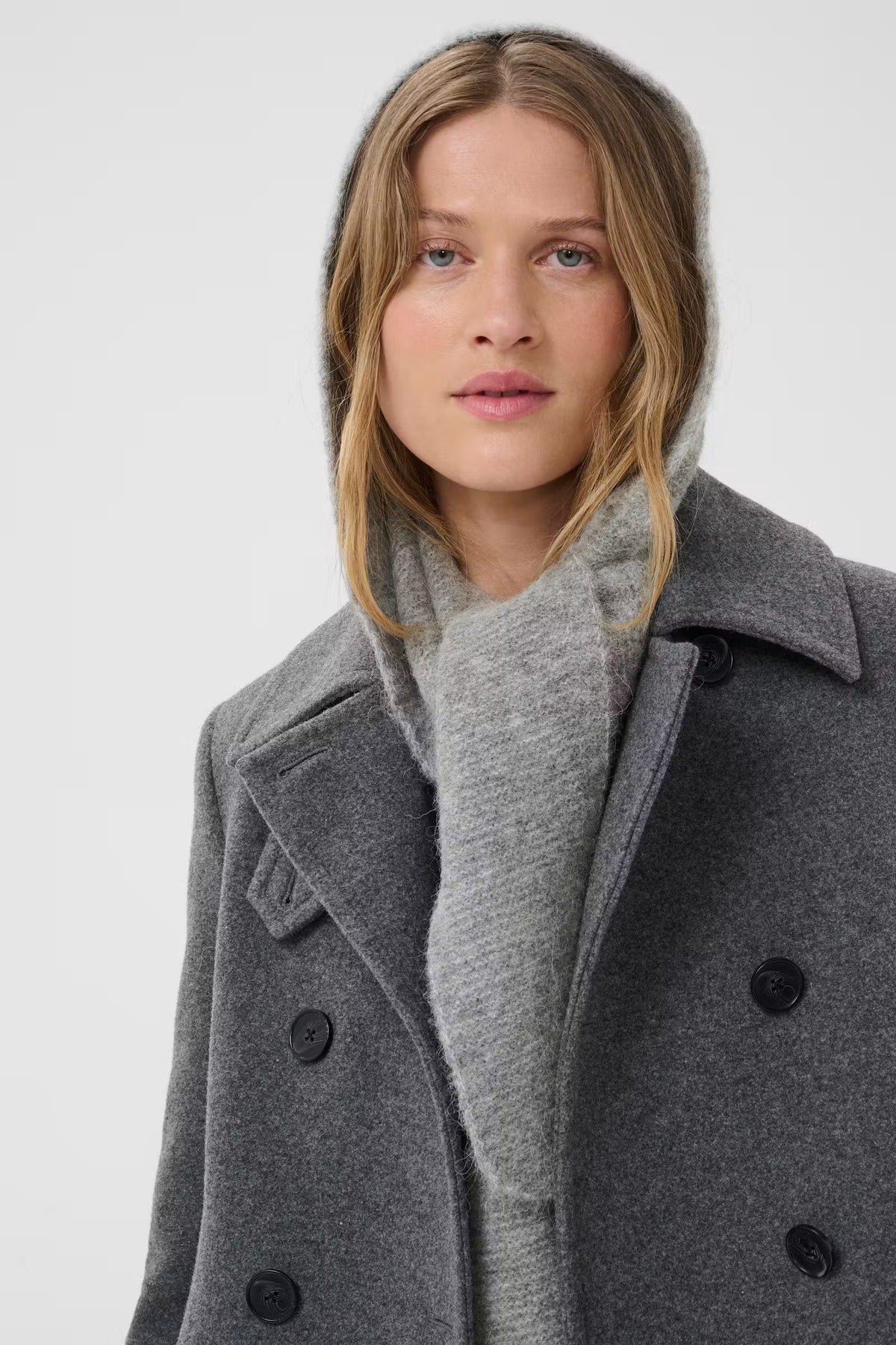 Charline Scarf - Steeple Gray Melange