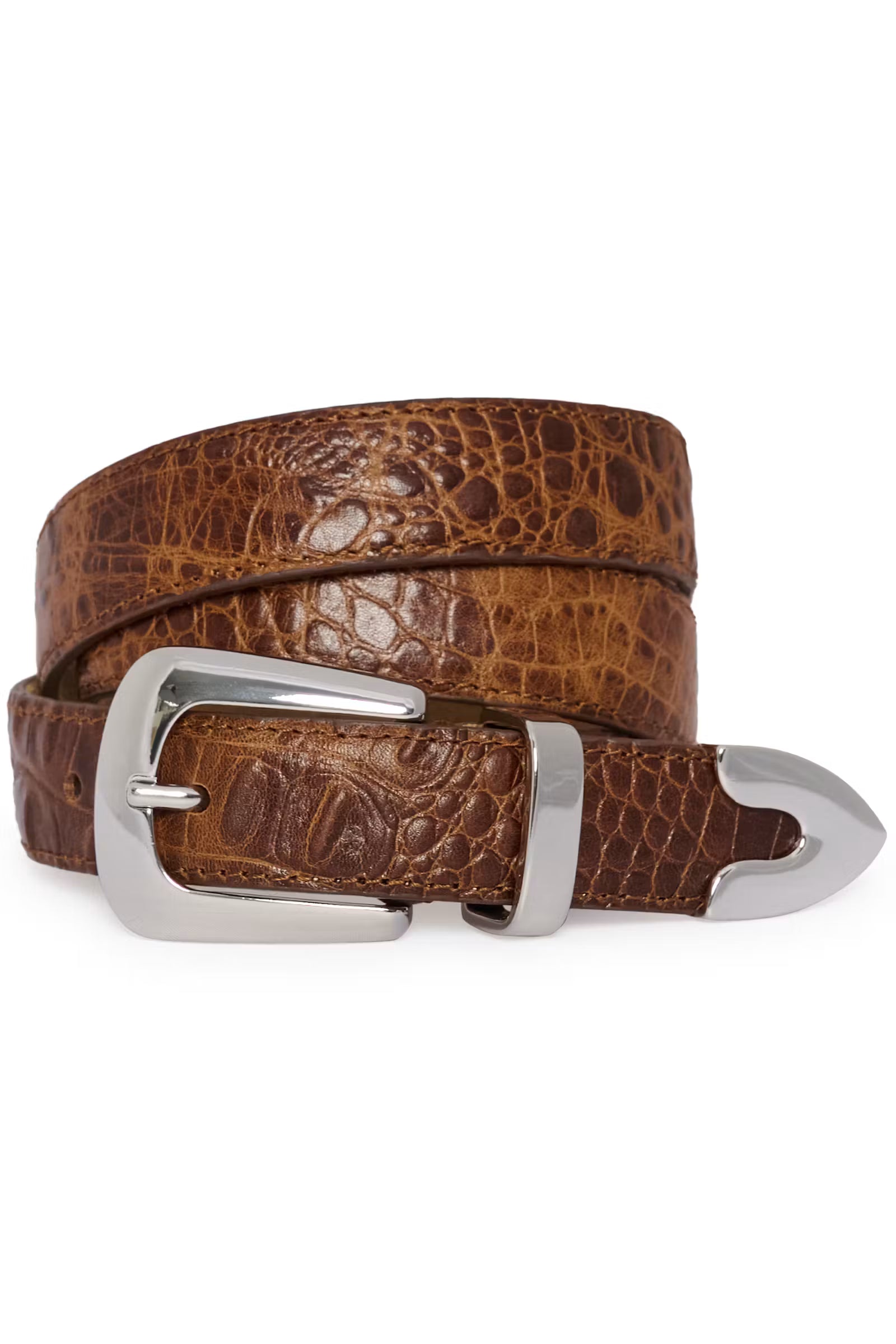 Crolina Leather Belt - Cognac