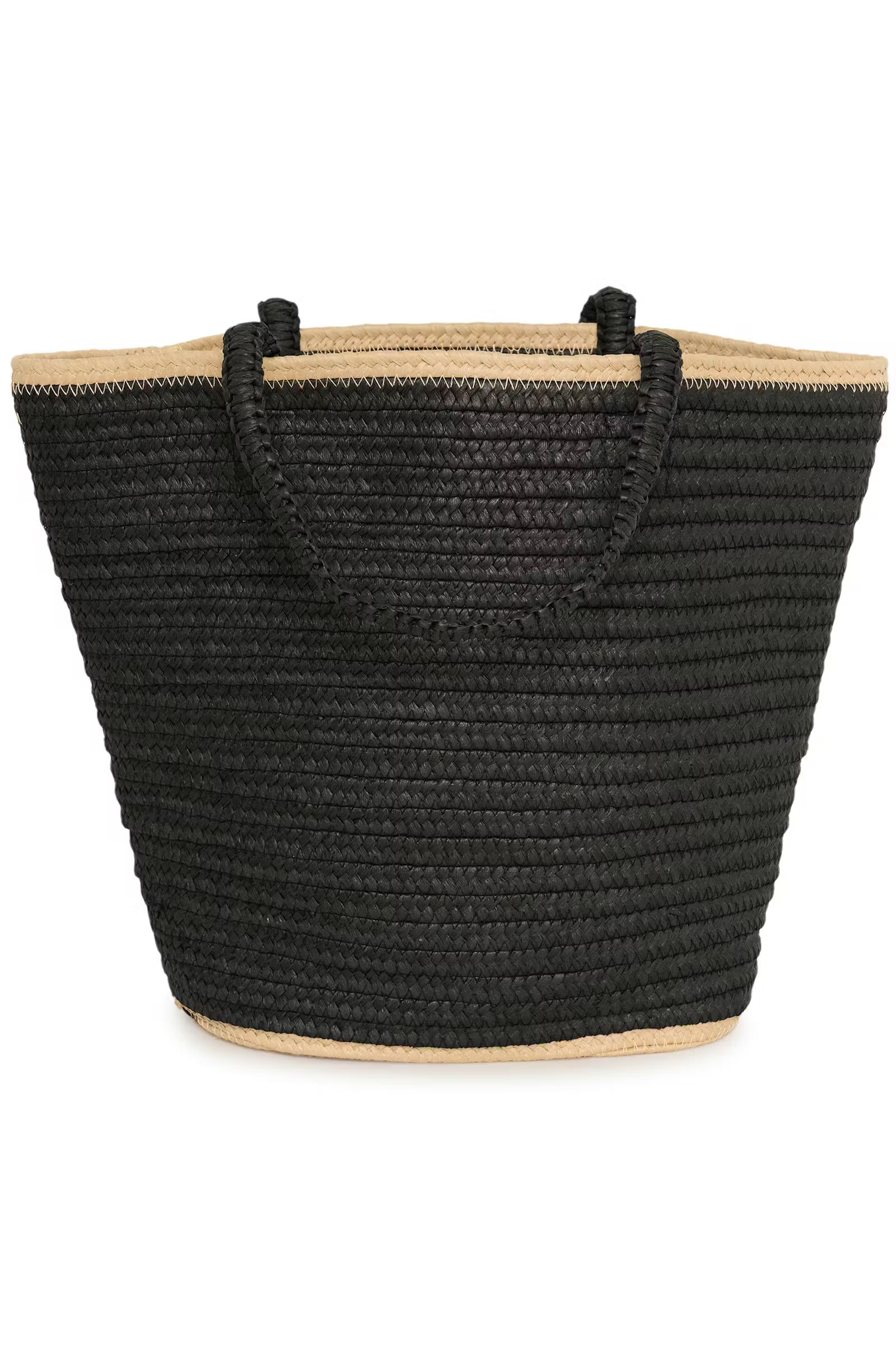 Bigge Bag - Black with Natural Edge