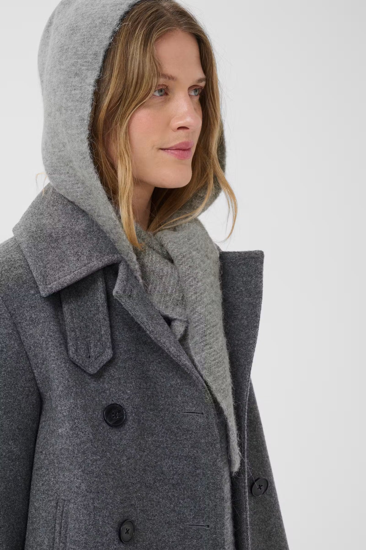 Charline Scarf - Steeple Gray Melange