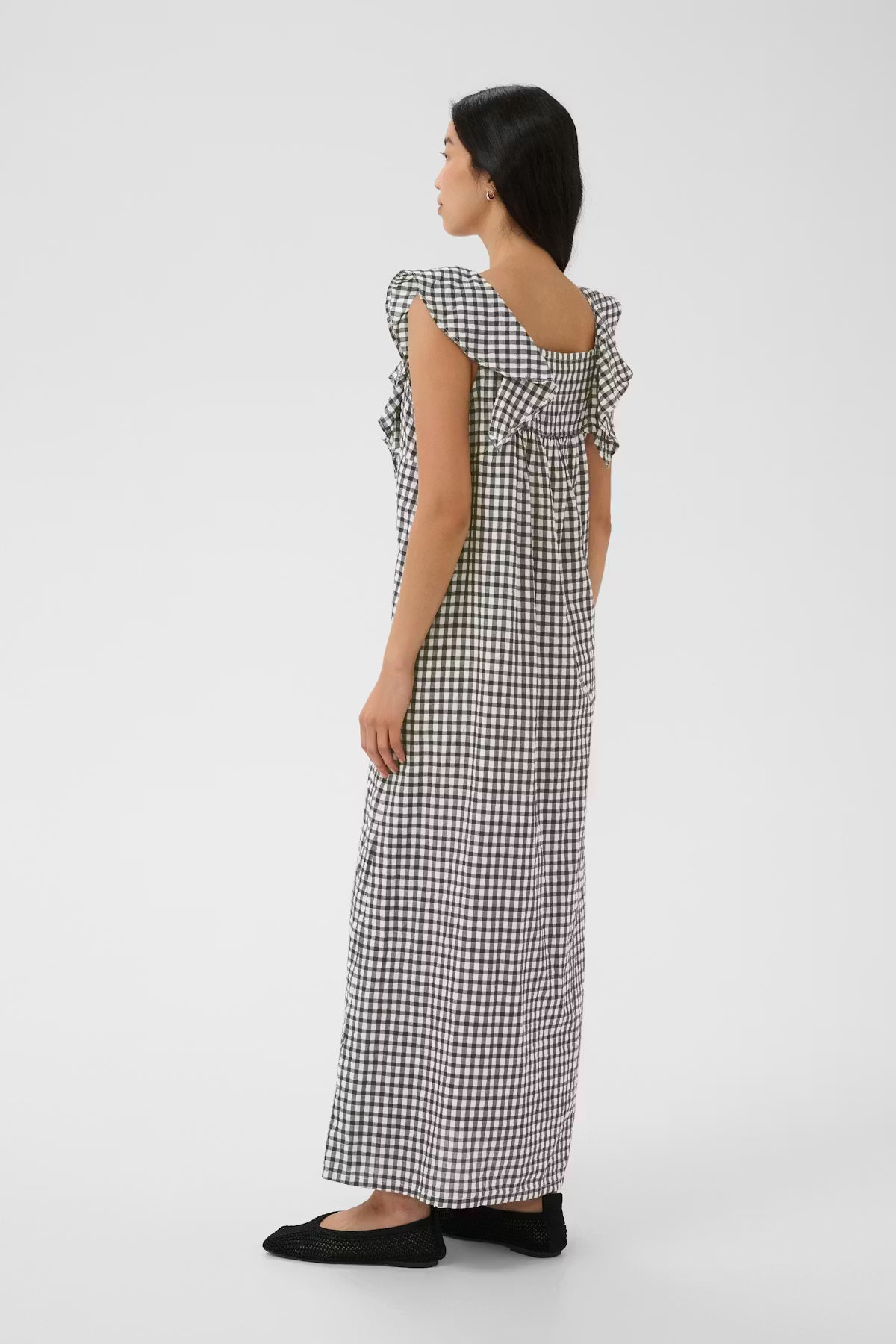 Birthine Dress - Blue Check